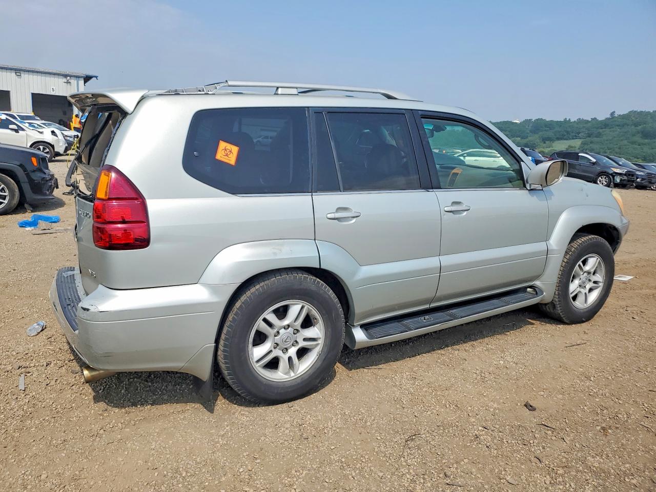2003 Lexus Gx 470 Silver vin: JTJBT20X430009018