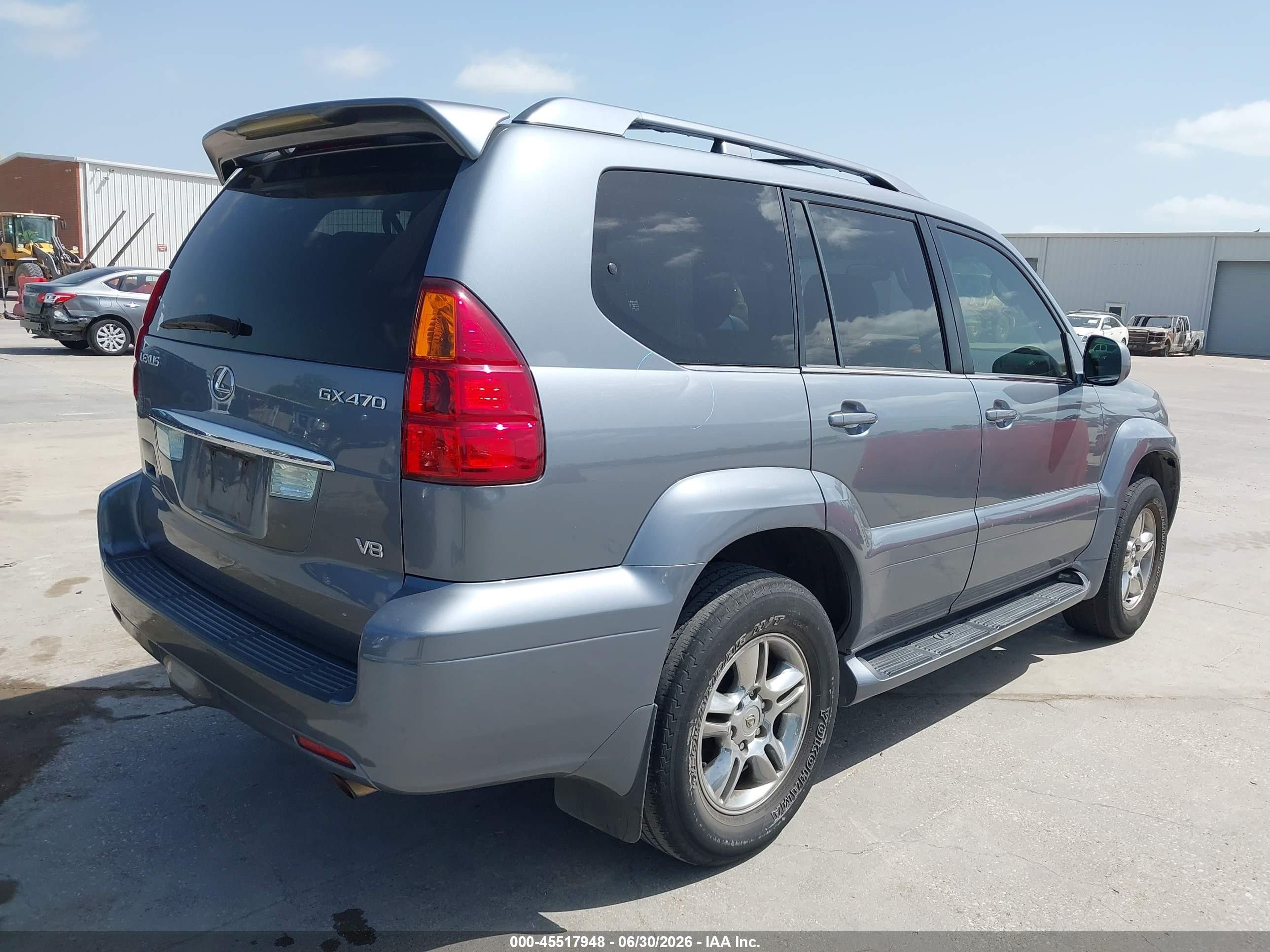 2004 Lexus Gx 470   Gray vin: JTJBT20X440049536