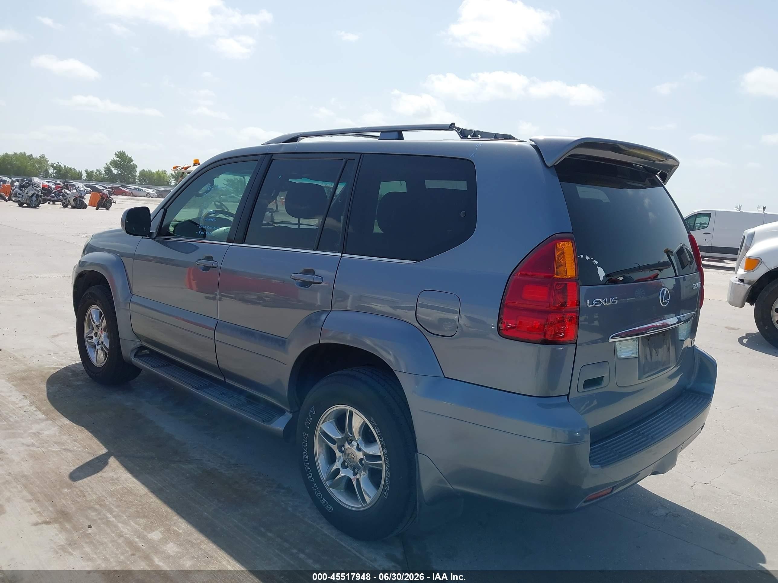 2004 Lexus Gx 470   Gray vin: JTJBT20X440049536