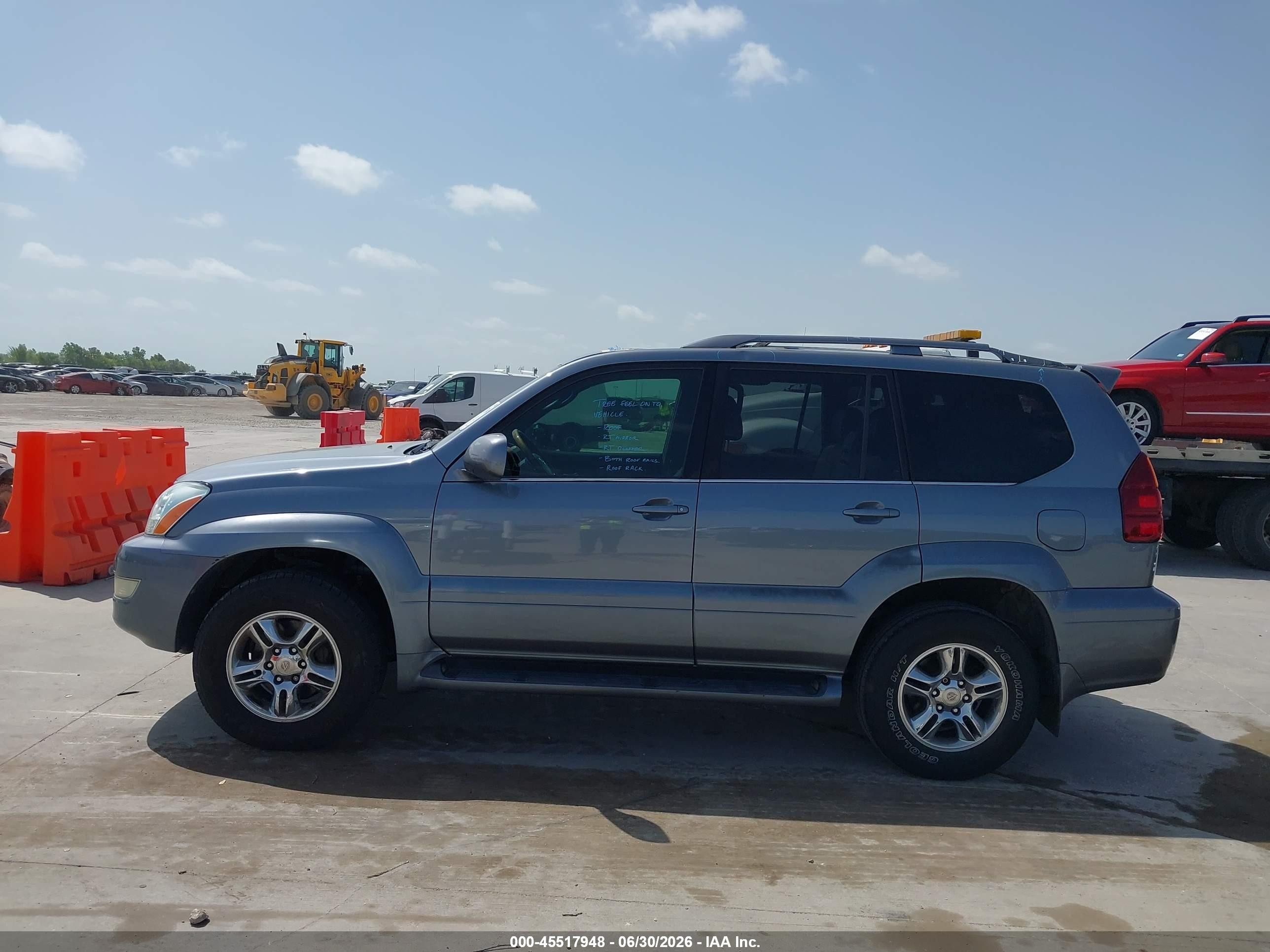2004 Lexus Gx 470   Gray vin: JTJBT20X440049536