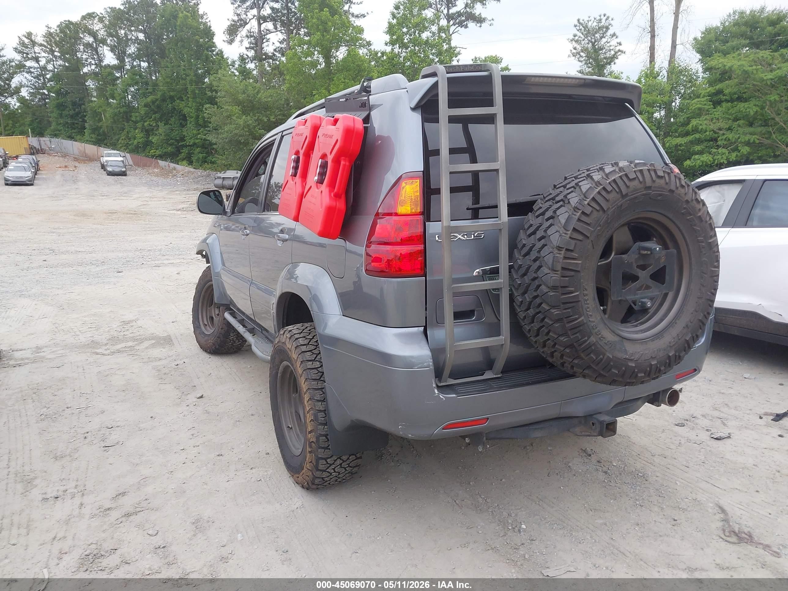 2004 Lexus Gx 470   Gray vin: JTJBT20X440063727