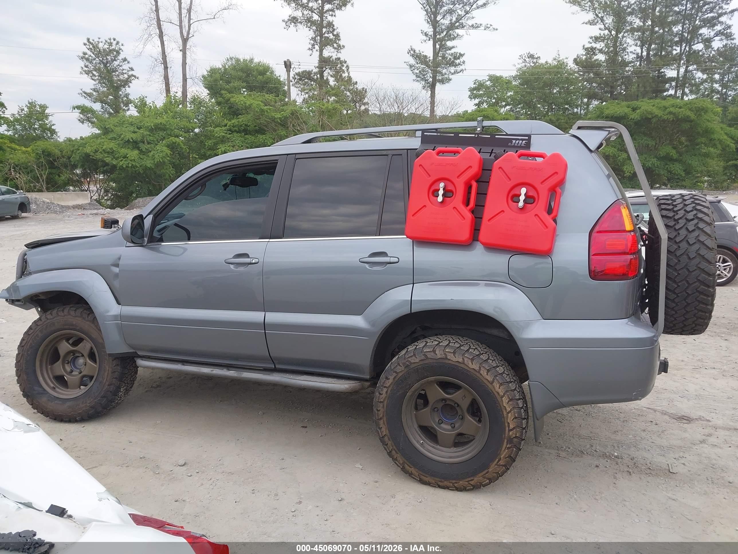 2004 Lexus Gx 470   Gray vin: JTJBT20X440063727