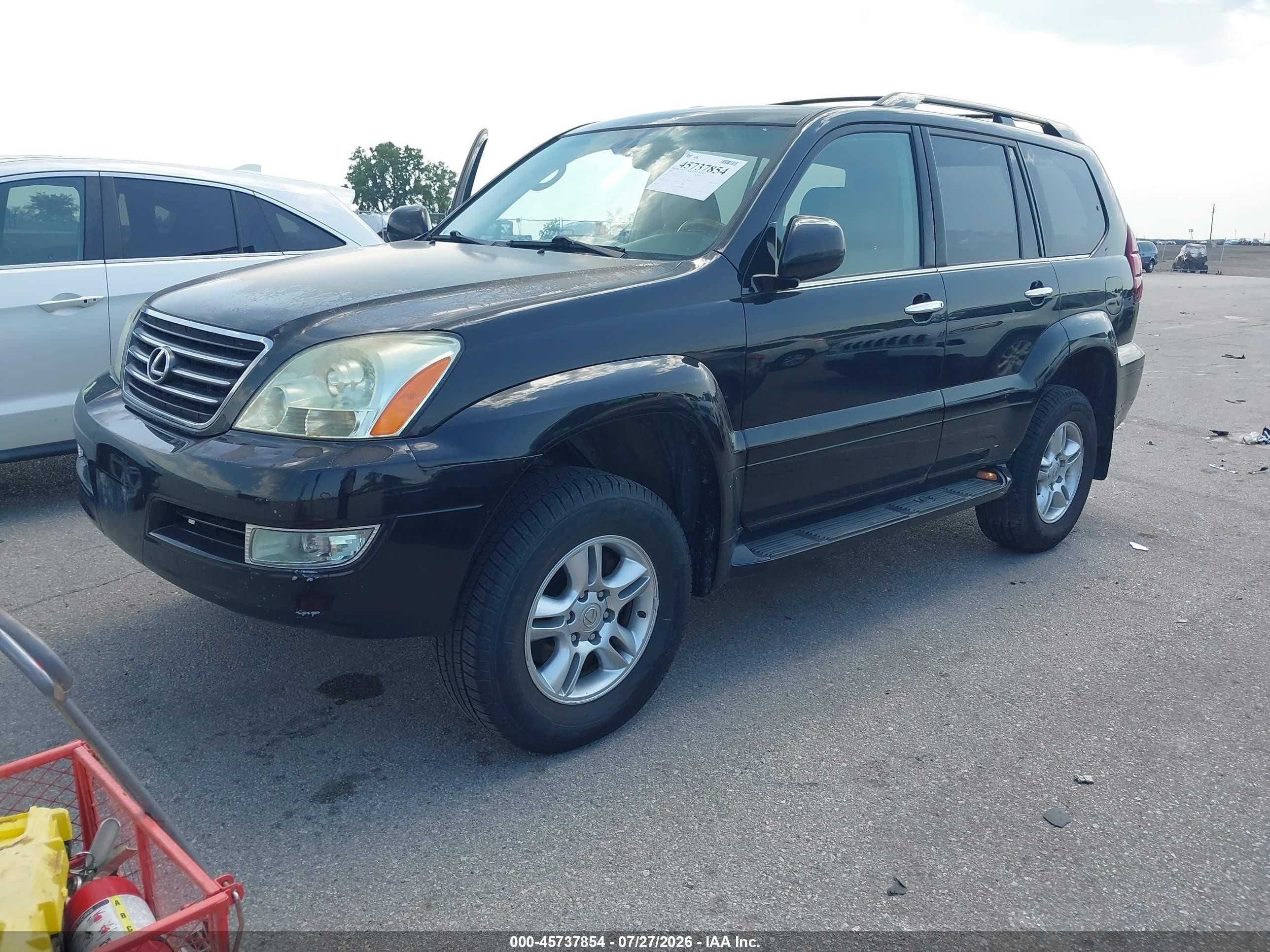 2005 Lexus Gx 470   Black vin: JTJBT20X450071120