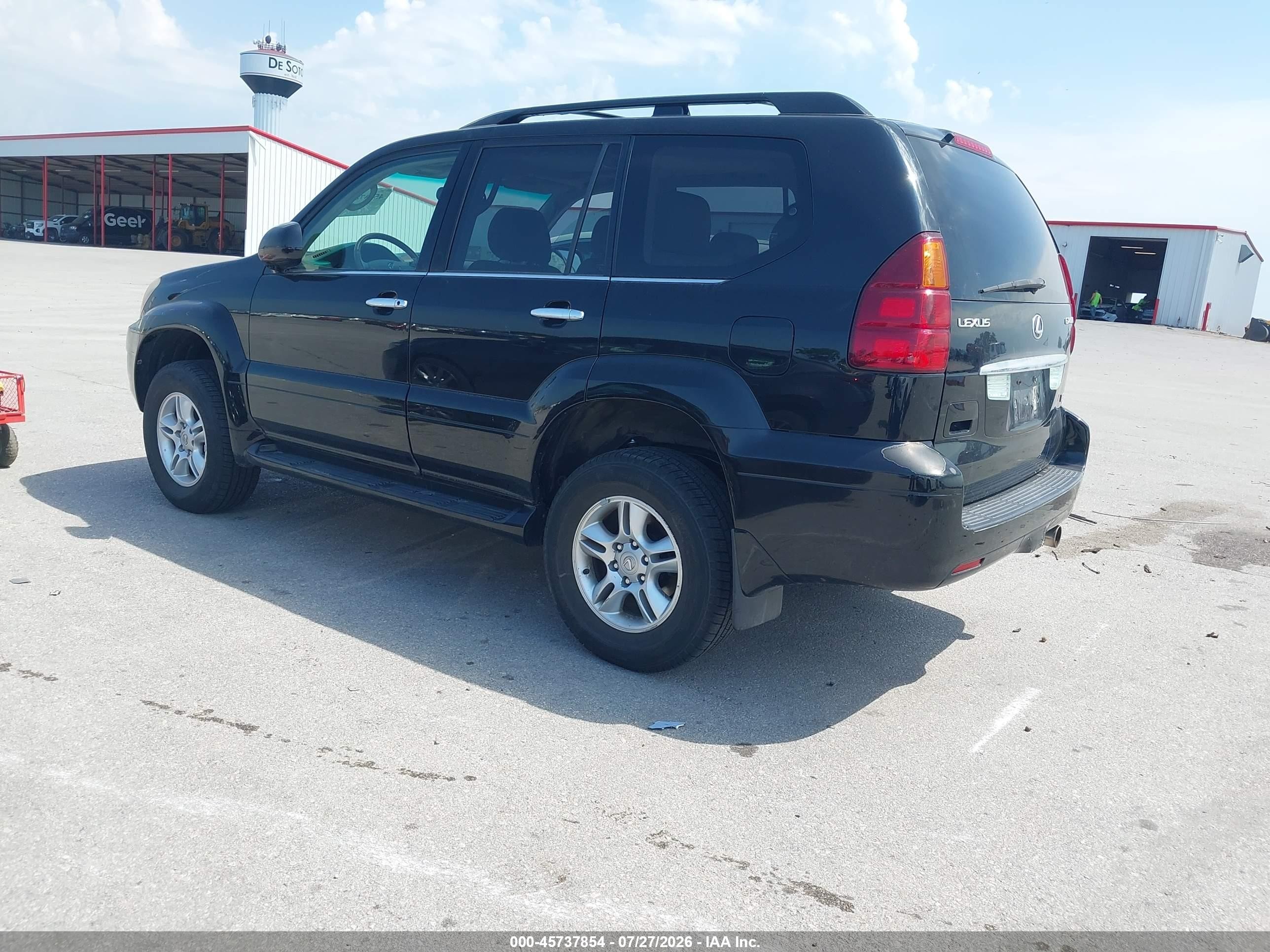 2005 Lexus Gx 470   Black vin: JTJBT20X450071120