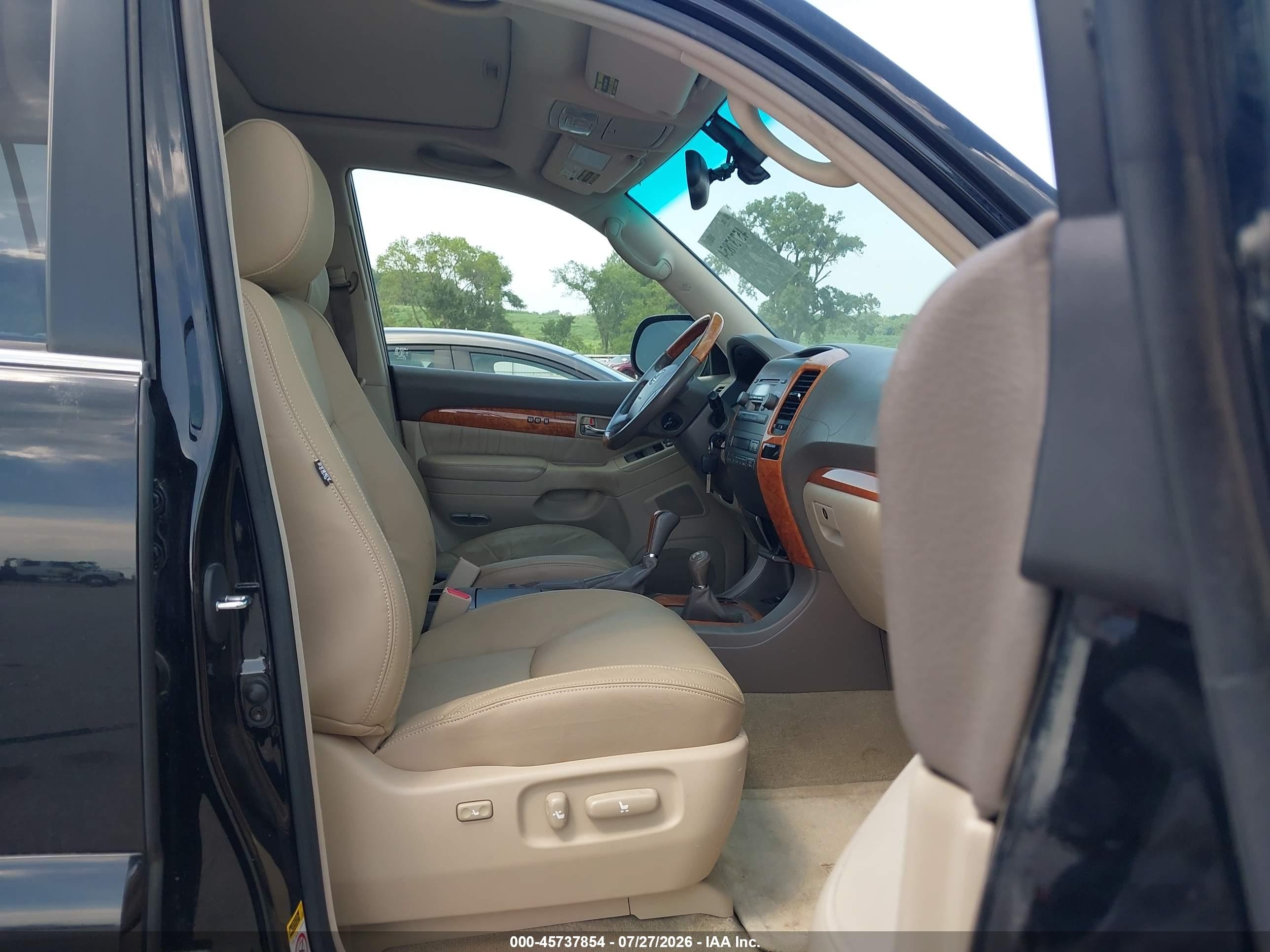 2005 Lexus Gx 470   Black vin: JTJBT20X450071120