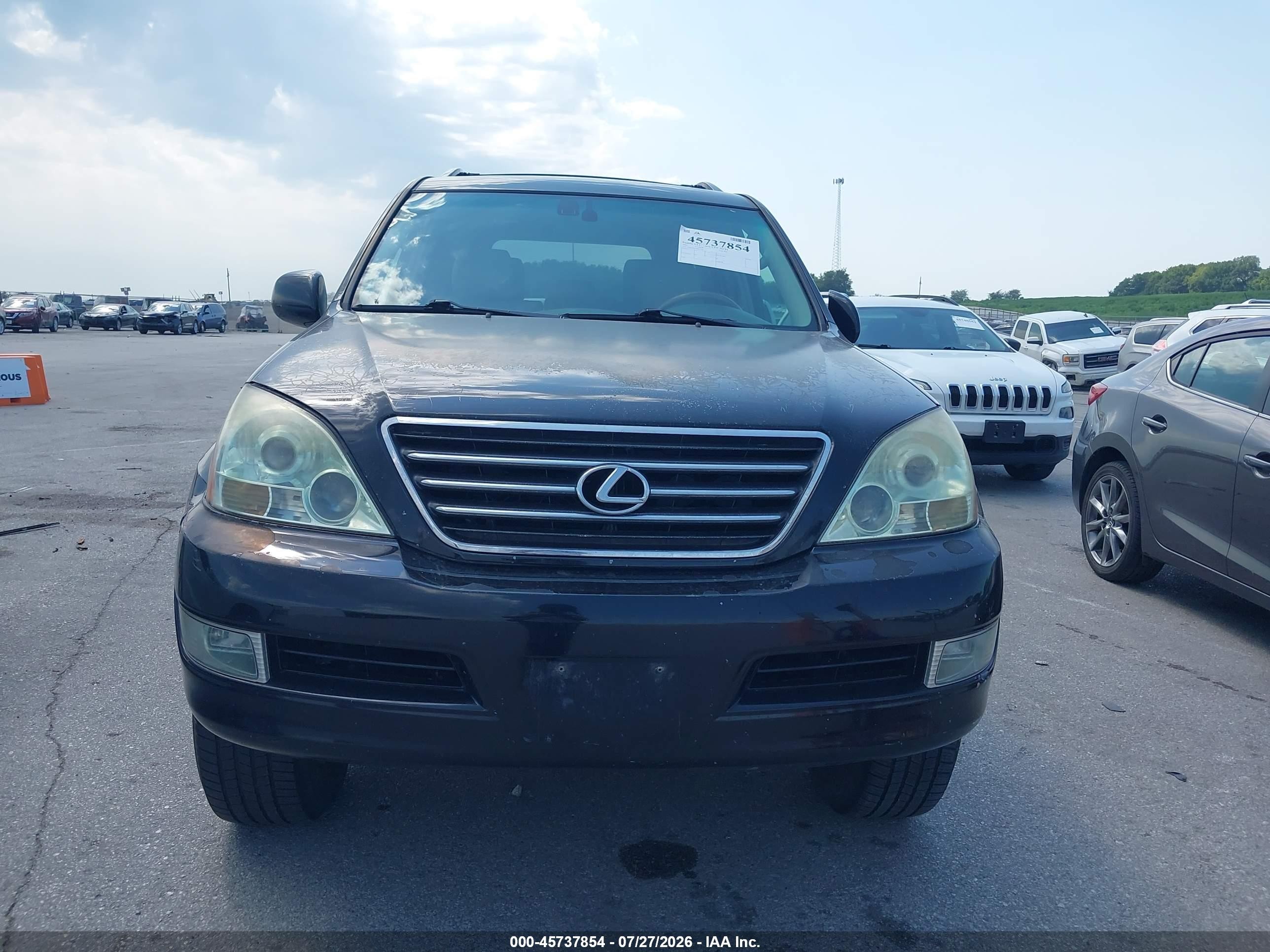 2005 Lexus Gx 470   Black vin: JTJBT20X450071120