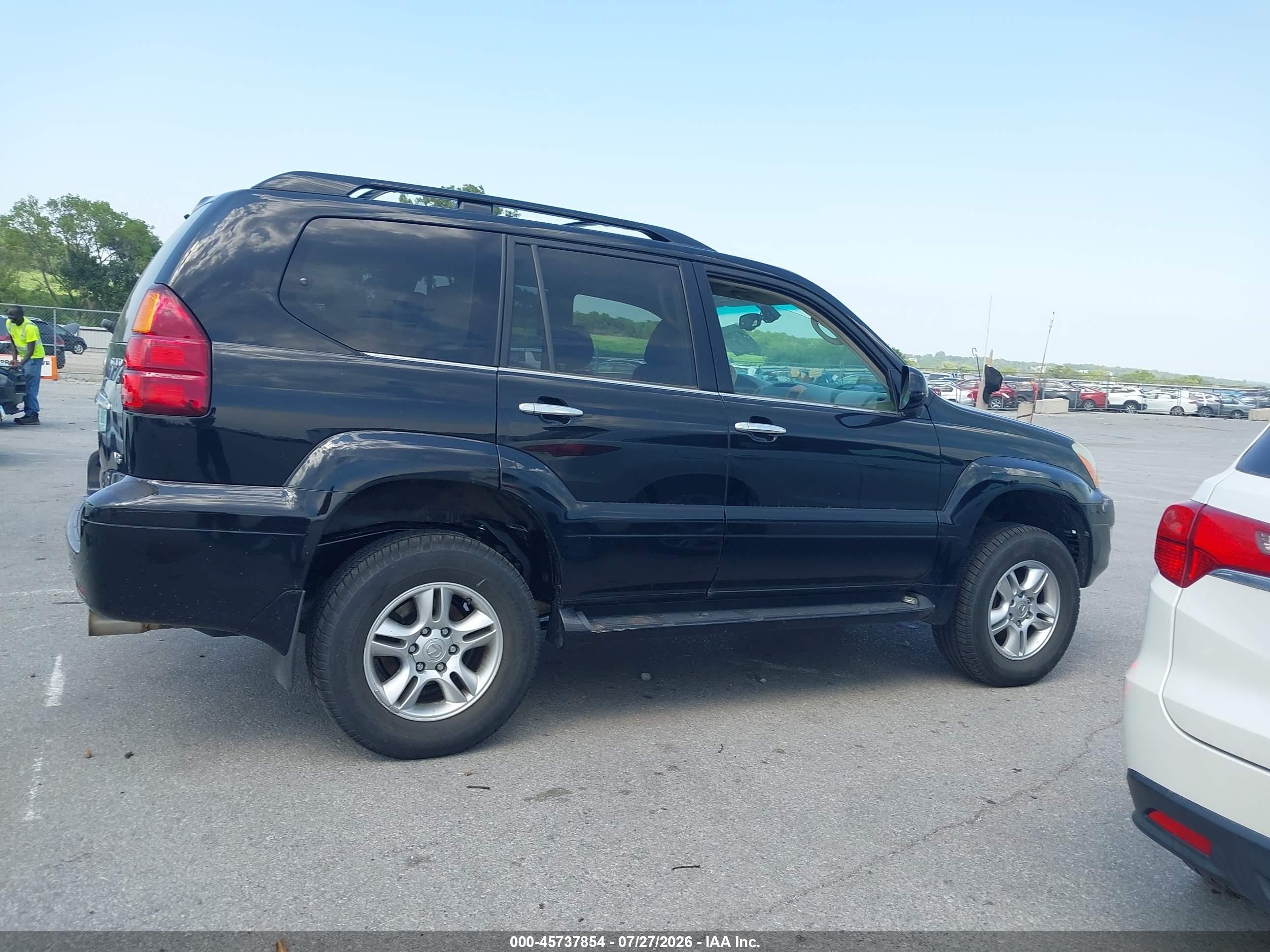 2005 Lexus Gx 470   Black vin: JTJBT20X450071120