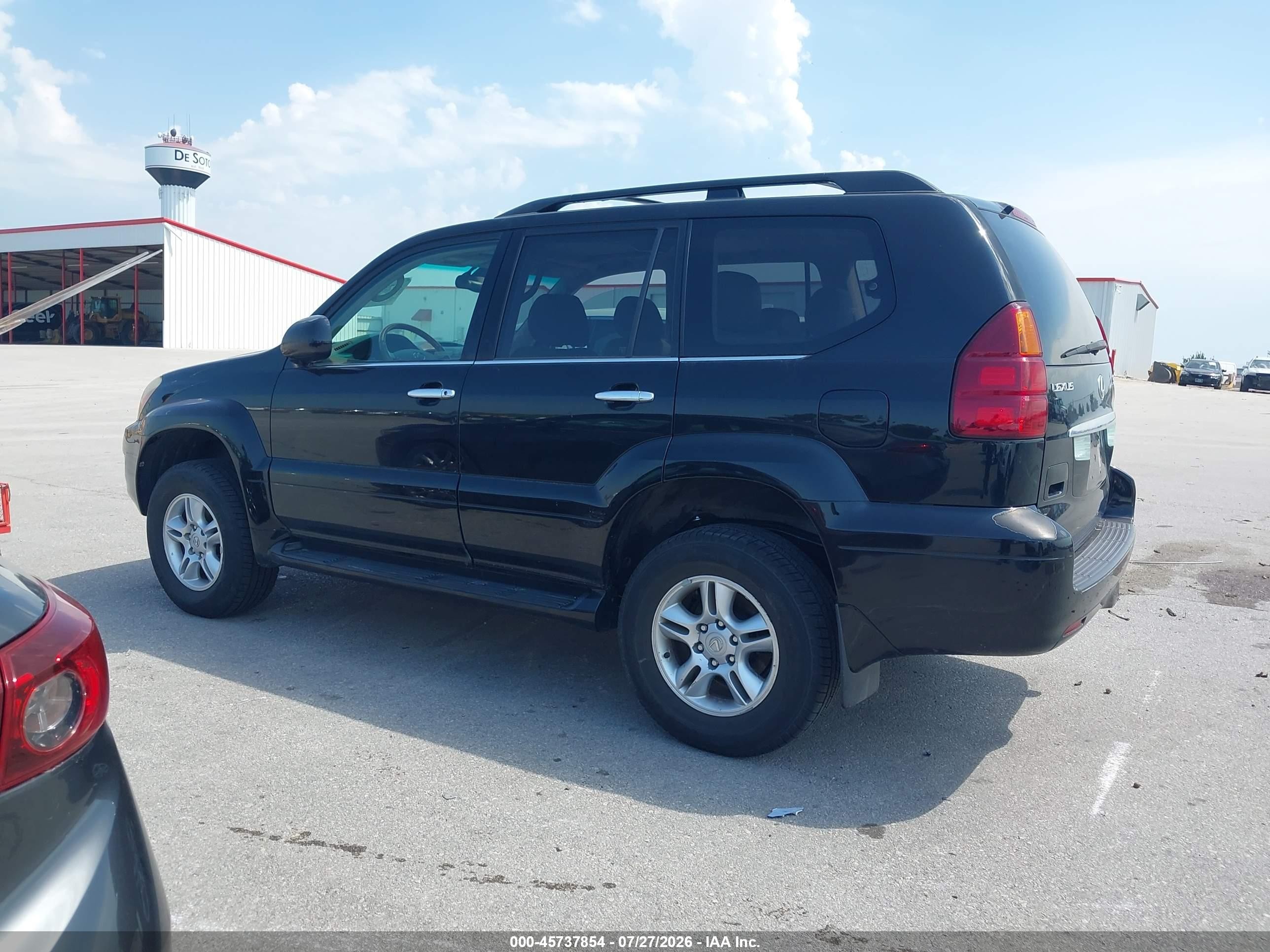2005 Lexus Gx 470   Black vin: JTJBT20X450071120