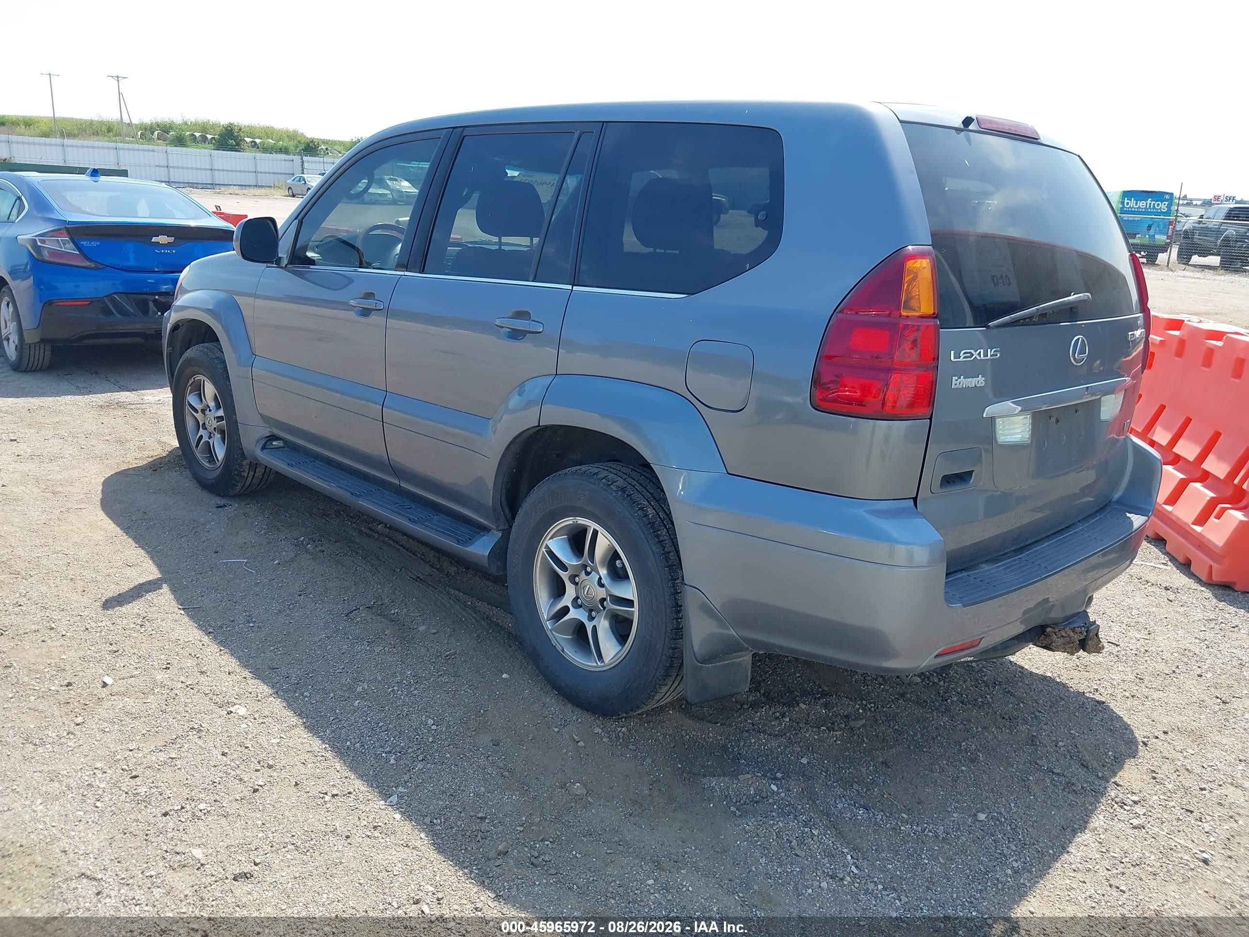 2005 Lexus Gx 470 Gray vin: JTJBT20X450084837