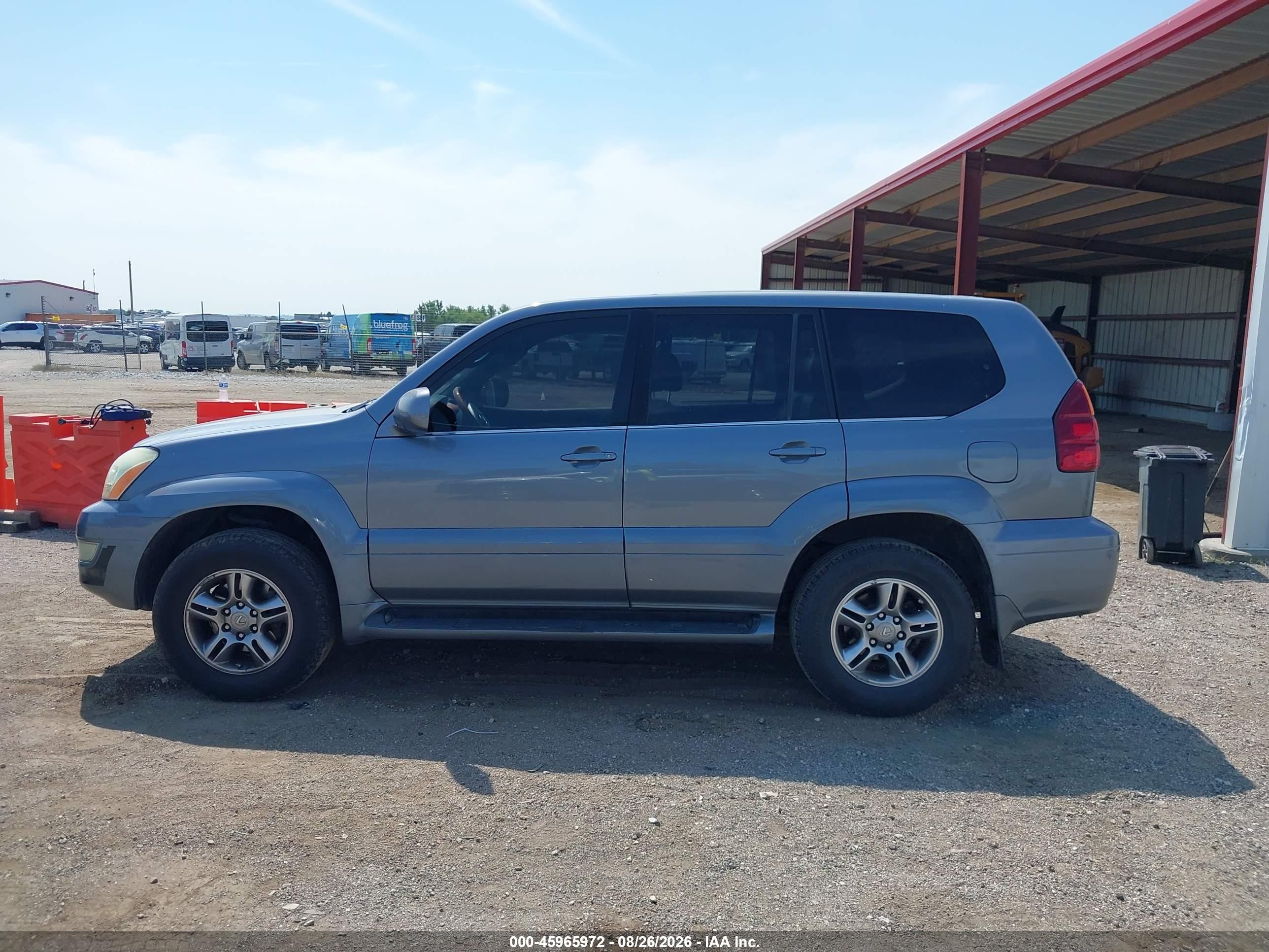 2005 Lexus Gx 470 Gray vin: JTJBT20X450084837