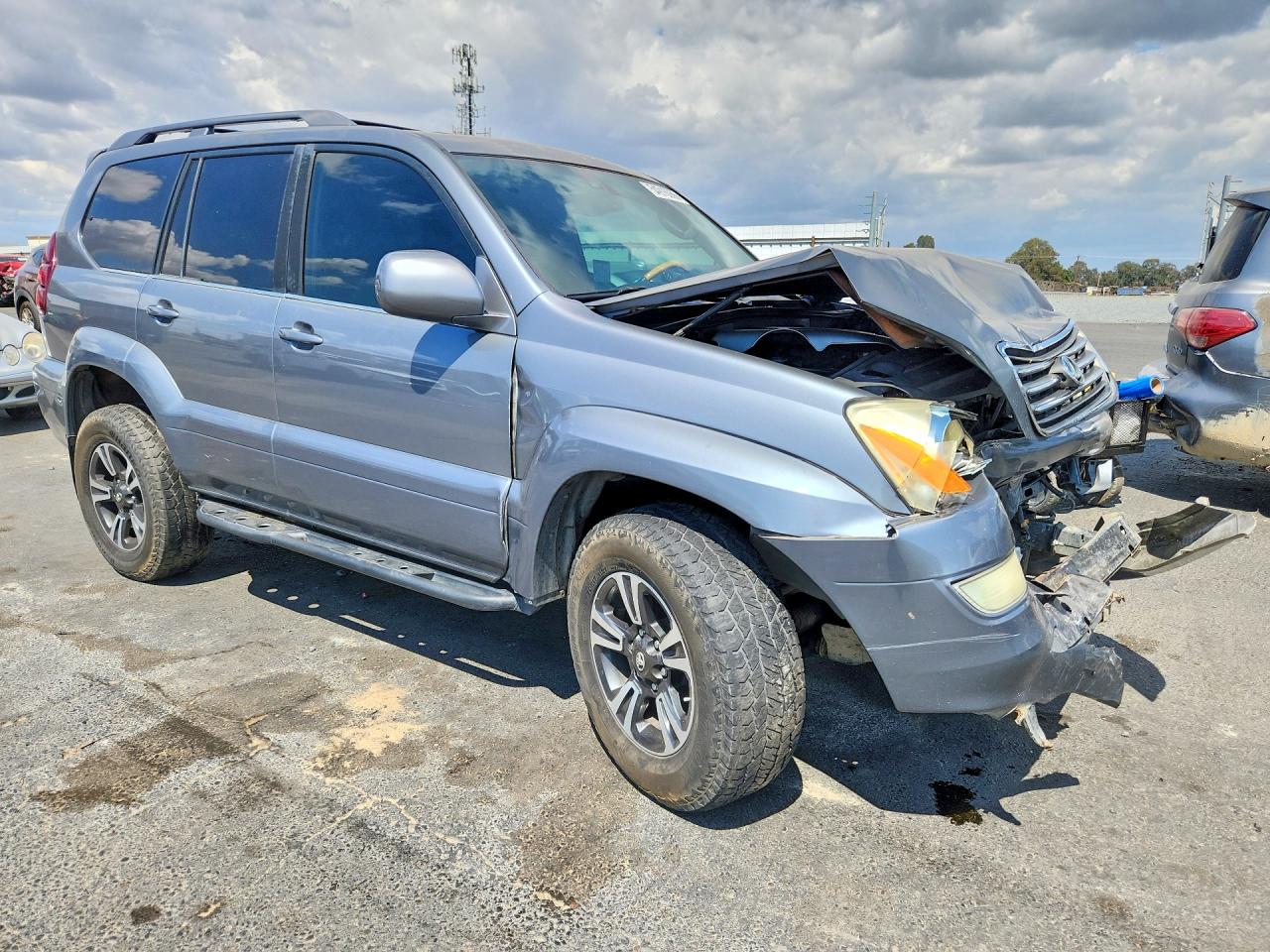 2005 Lexus Gx 470 Gray vin: JTJBT20X450084868