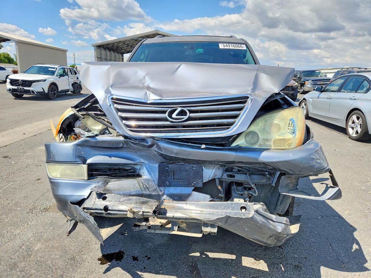 2005 Lexus Gx 470 Gray vin: JTJBT20X450084868