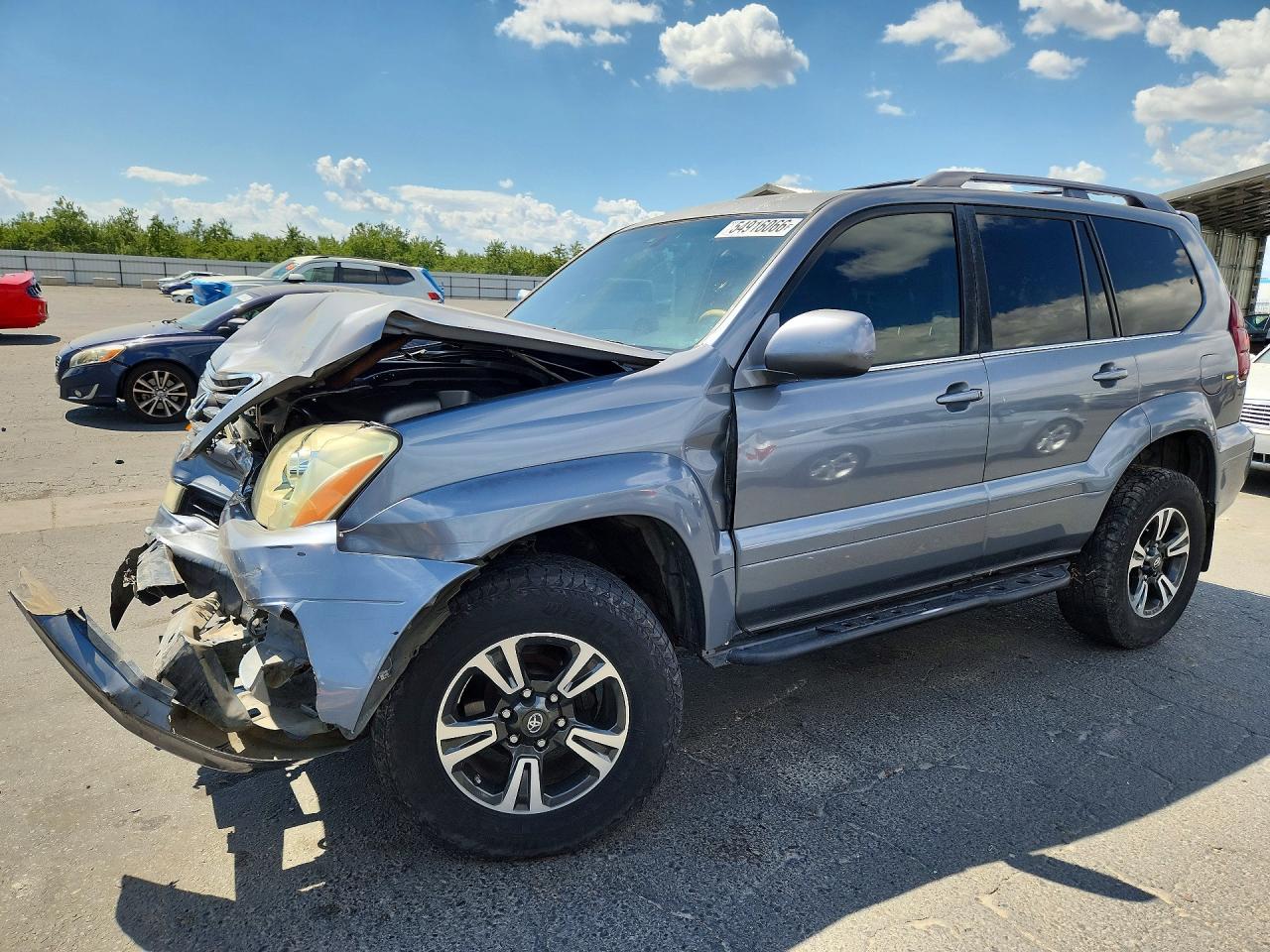 2005 Lexus Gx 470 Gray vin: JTJBT20X450084868