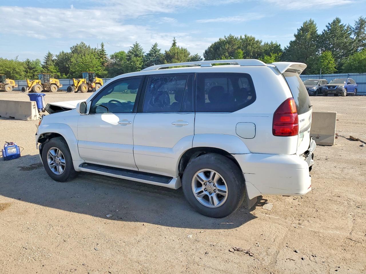 2005 Lexus Gx 470 White vin: JTJBT20X450095398