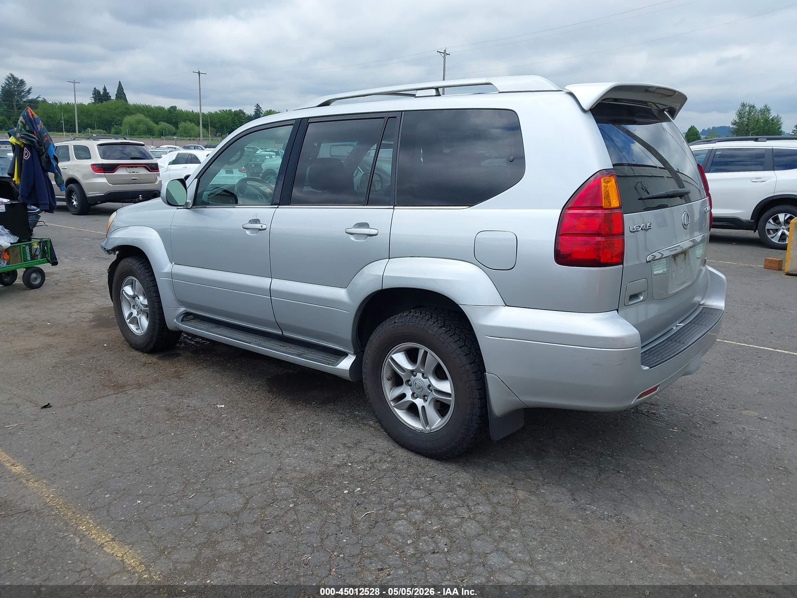 2006 Lexus Gx 470   Silver vin: JTJBT20X460097590