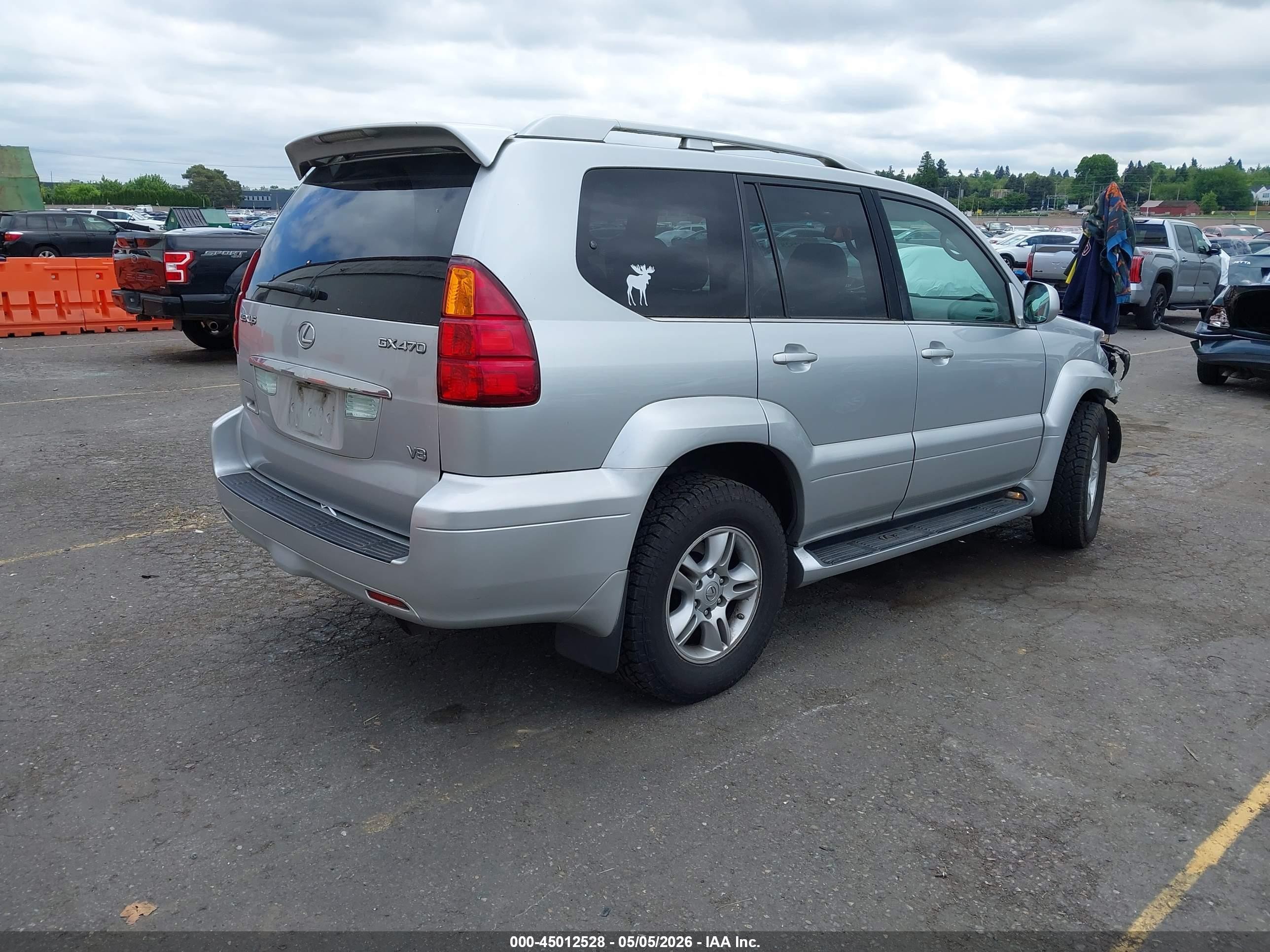 2006 Lexus Gx 470   Silver vin: JTJBT20X460097590