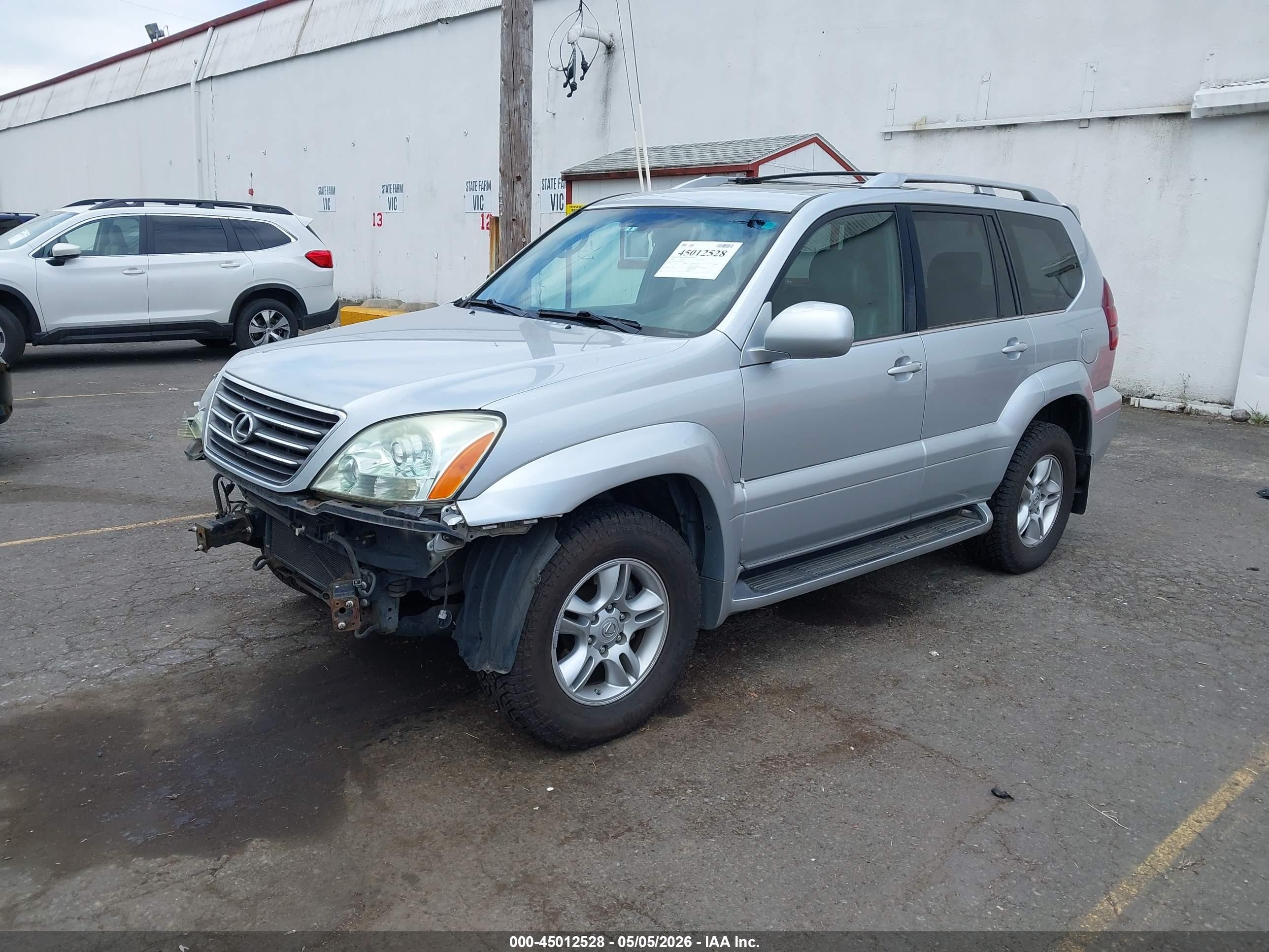 2006 Lexus Gx 470   Silver vin: JTJBT20X460097590
