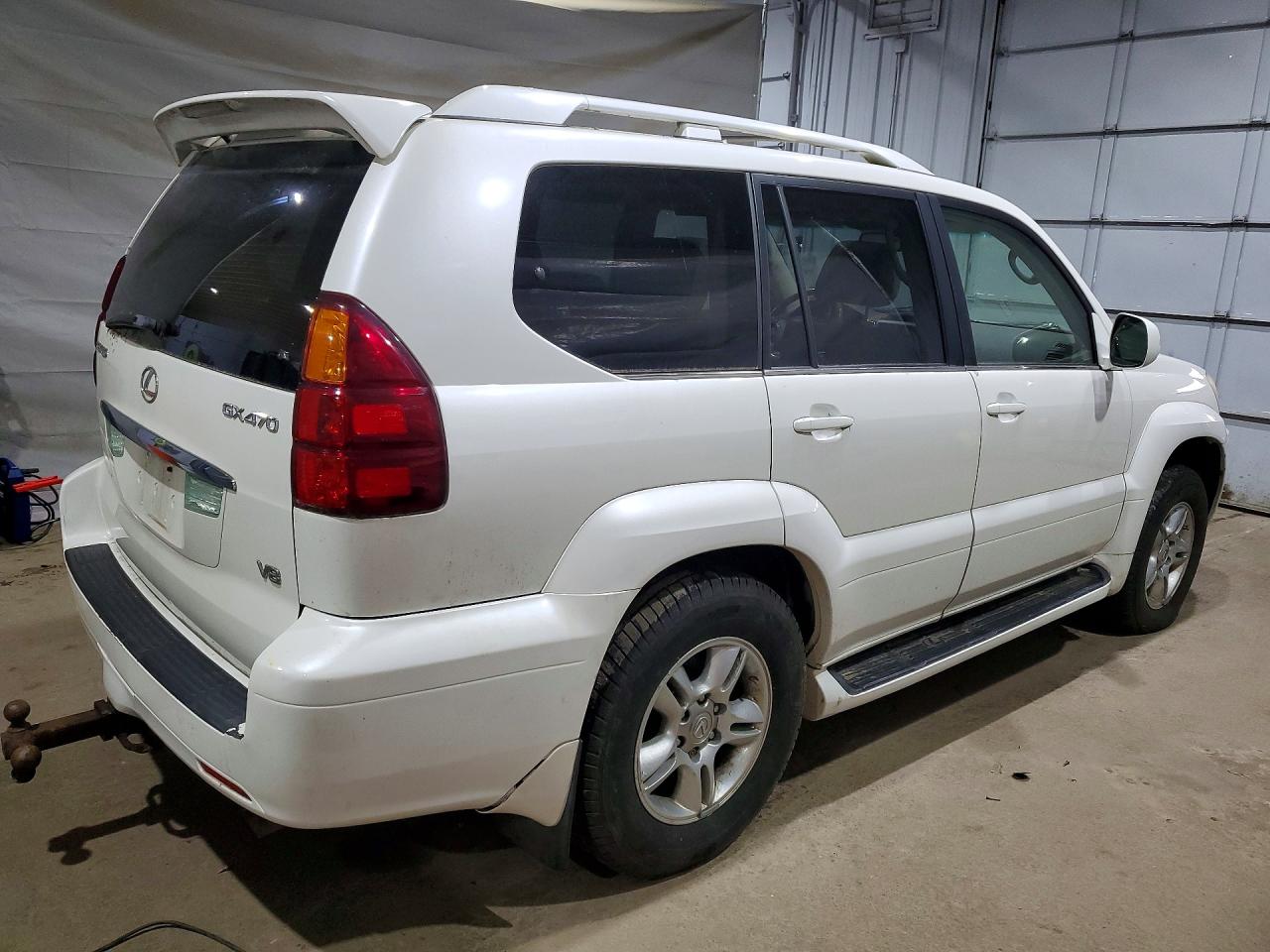 2006 Lexus Gx 470 White vin: JTJBT20X460101198