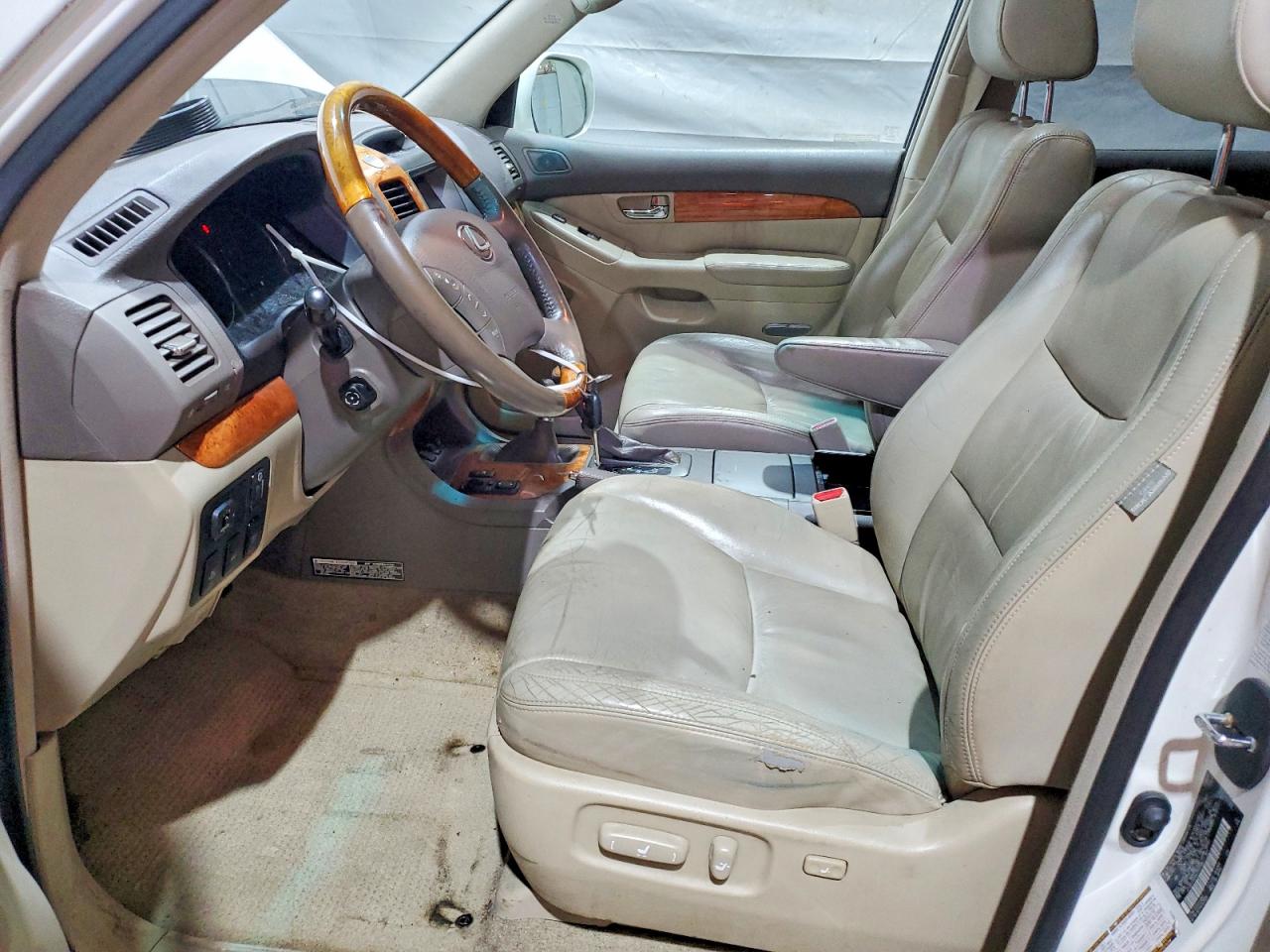 2006 Lexus Gx 470 White vin: JTJBT20X460101198