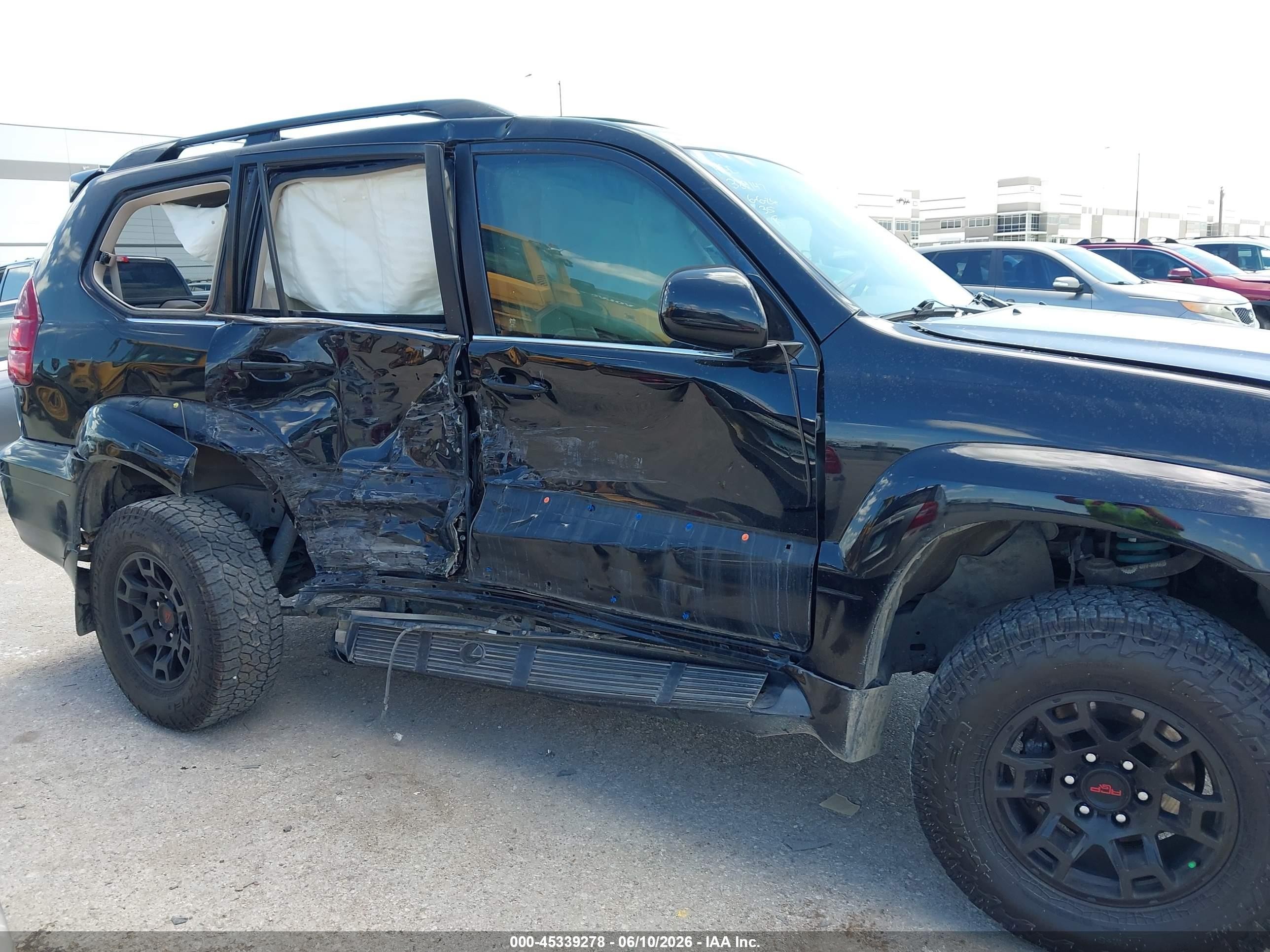 2006 Lexus Gx 470   Черный vin: JTJBT20X460102898