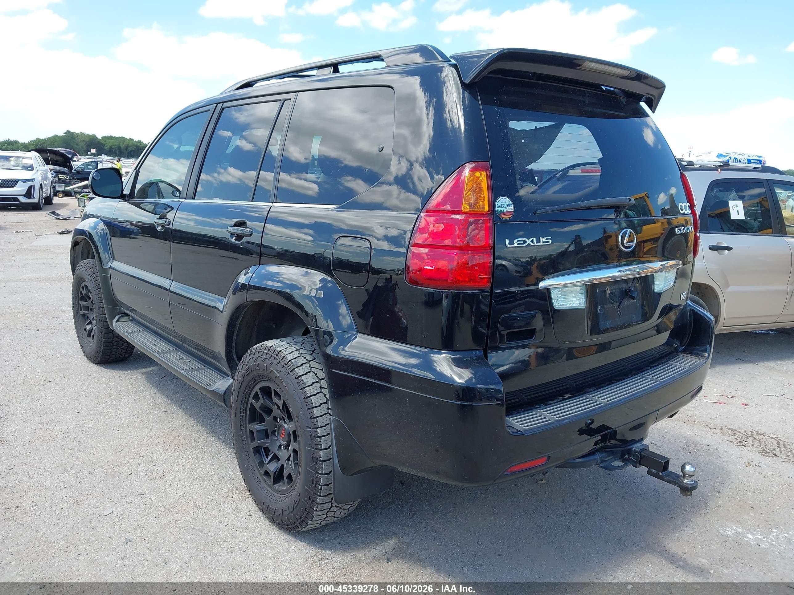 2006 Lexus Gx 470   Черный vin: JTJBT20X460102898