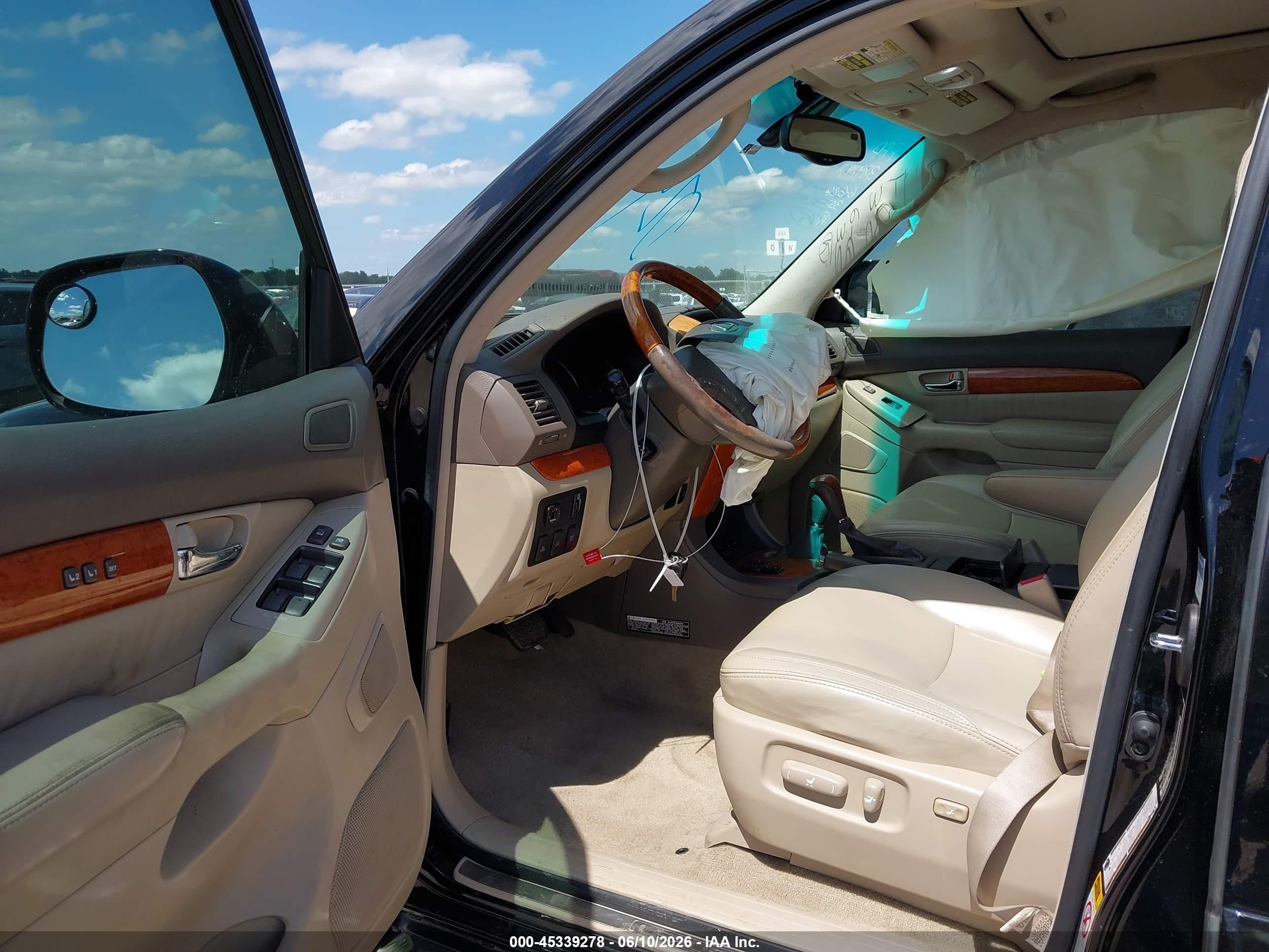 2006 Lexus Gx 470   Черный vin: JTJBT20X460102898
