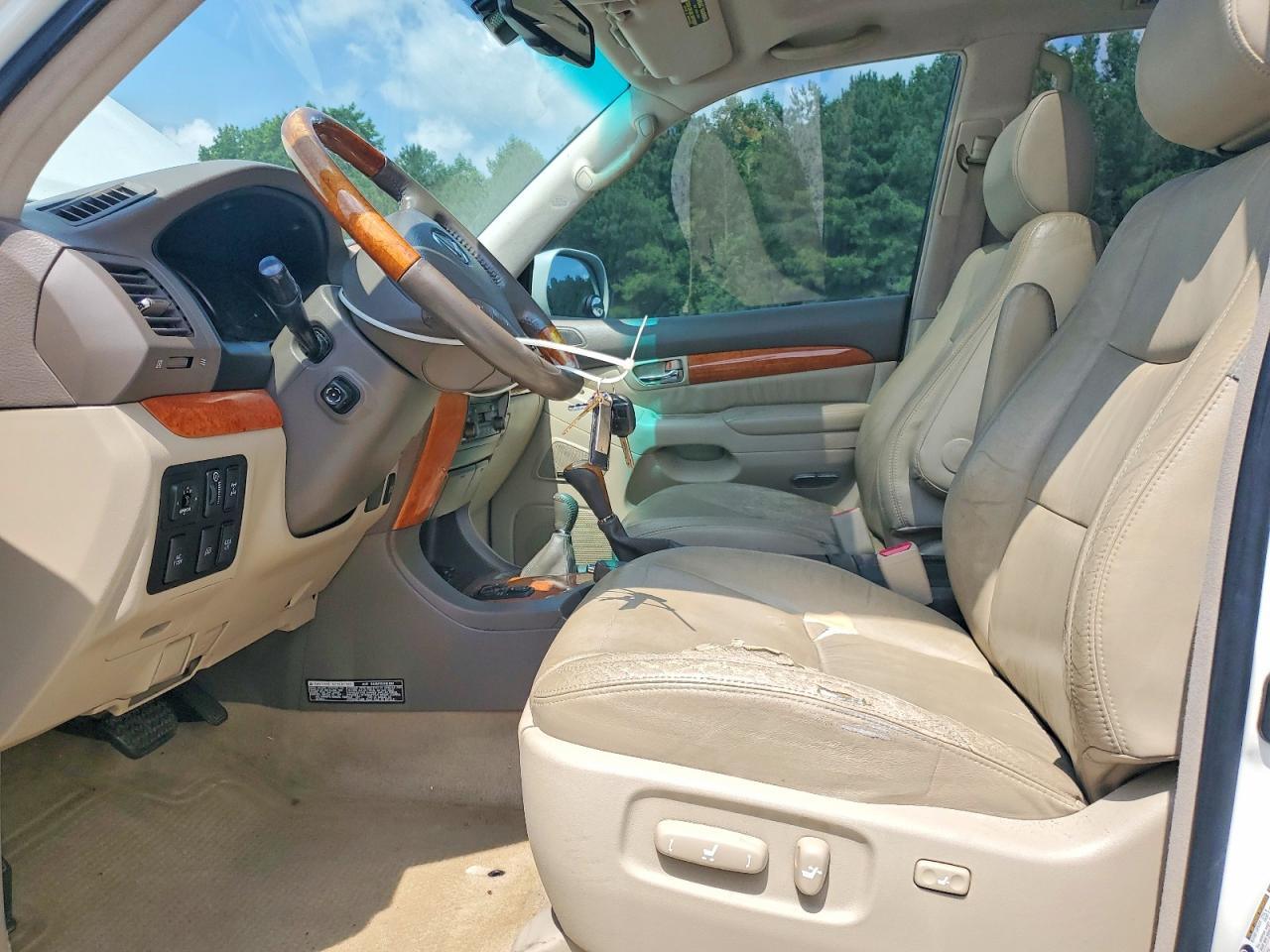 2007 Lexus Gx 470 White vin: JTJBT20X470126524