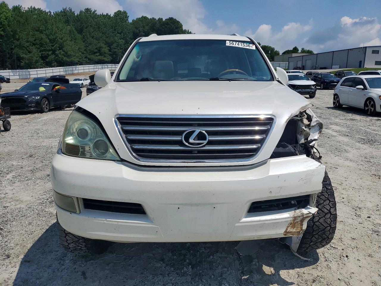 2007 Lexus Gx 470 White vin: JTJBT20X470126524