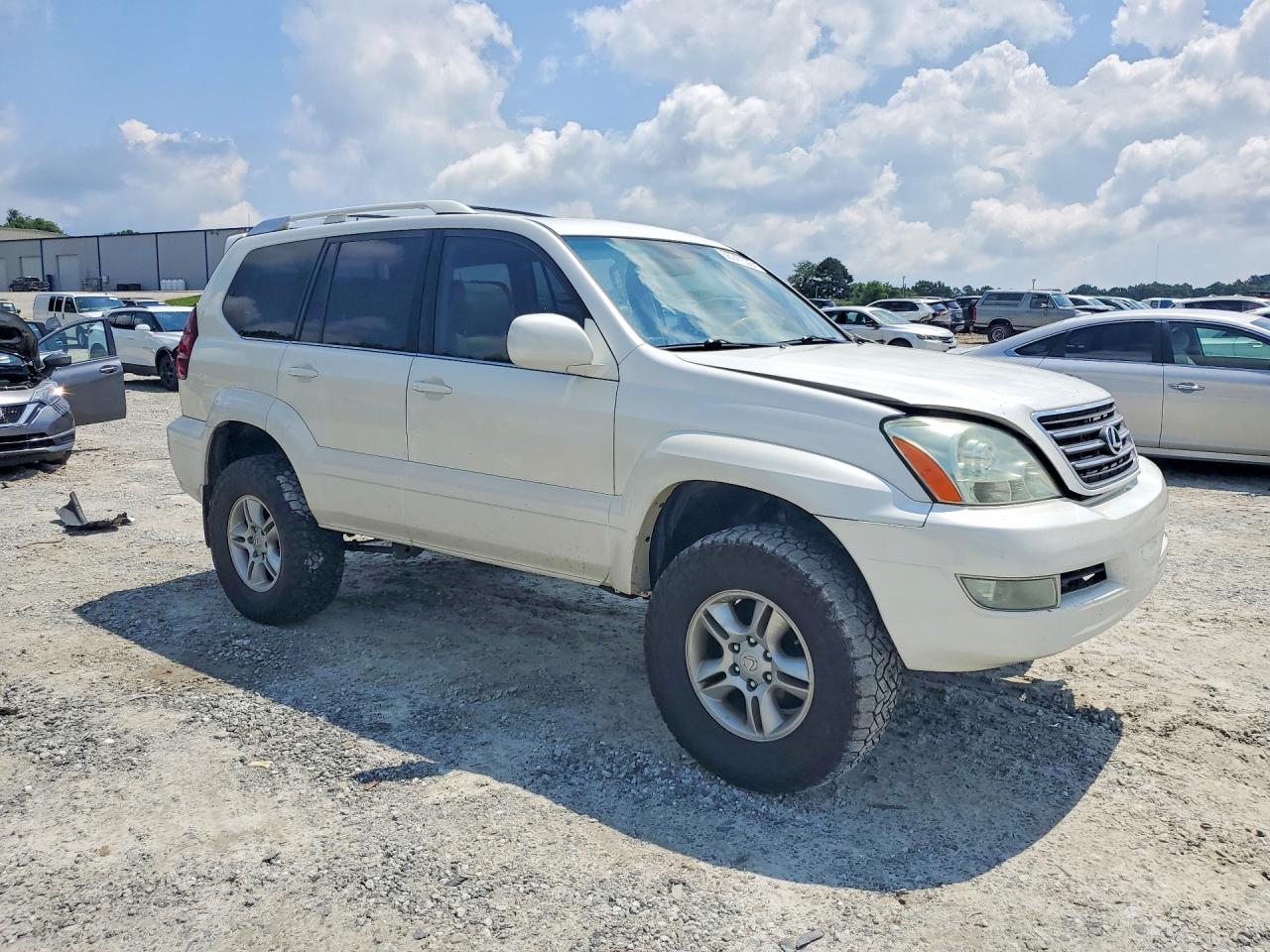 2007 Lexus Gx 470 White vin: JTJBT20X470126524
