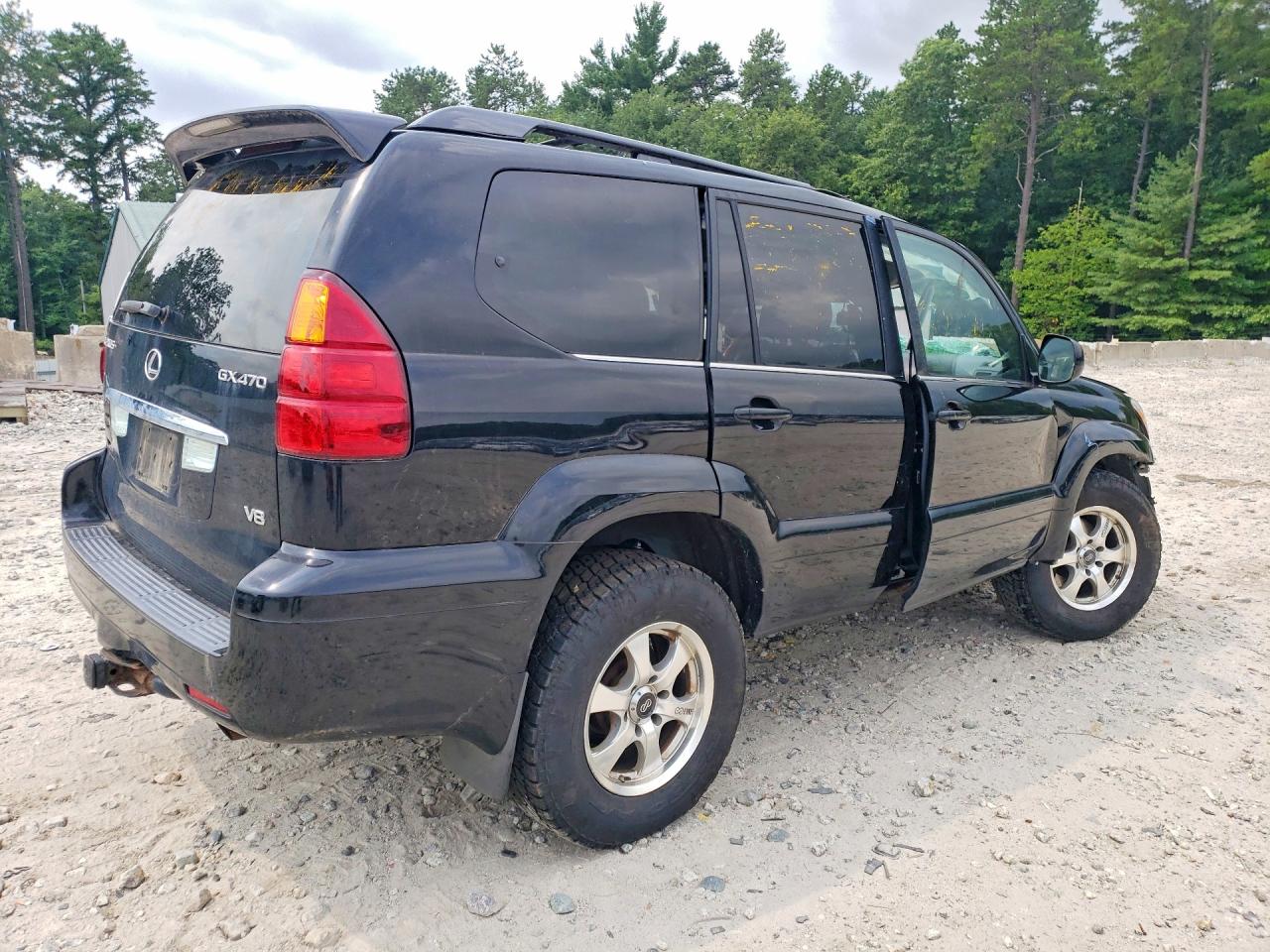 2007 Lexus Gx 470 Black vin: JTJBT20X470141847
