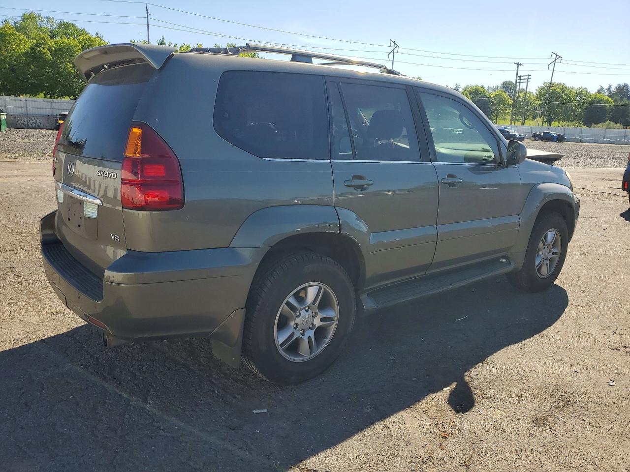 2007 Lexus Gx 470 Gray vin: JTJBT20X470142139