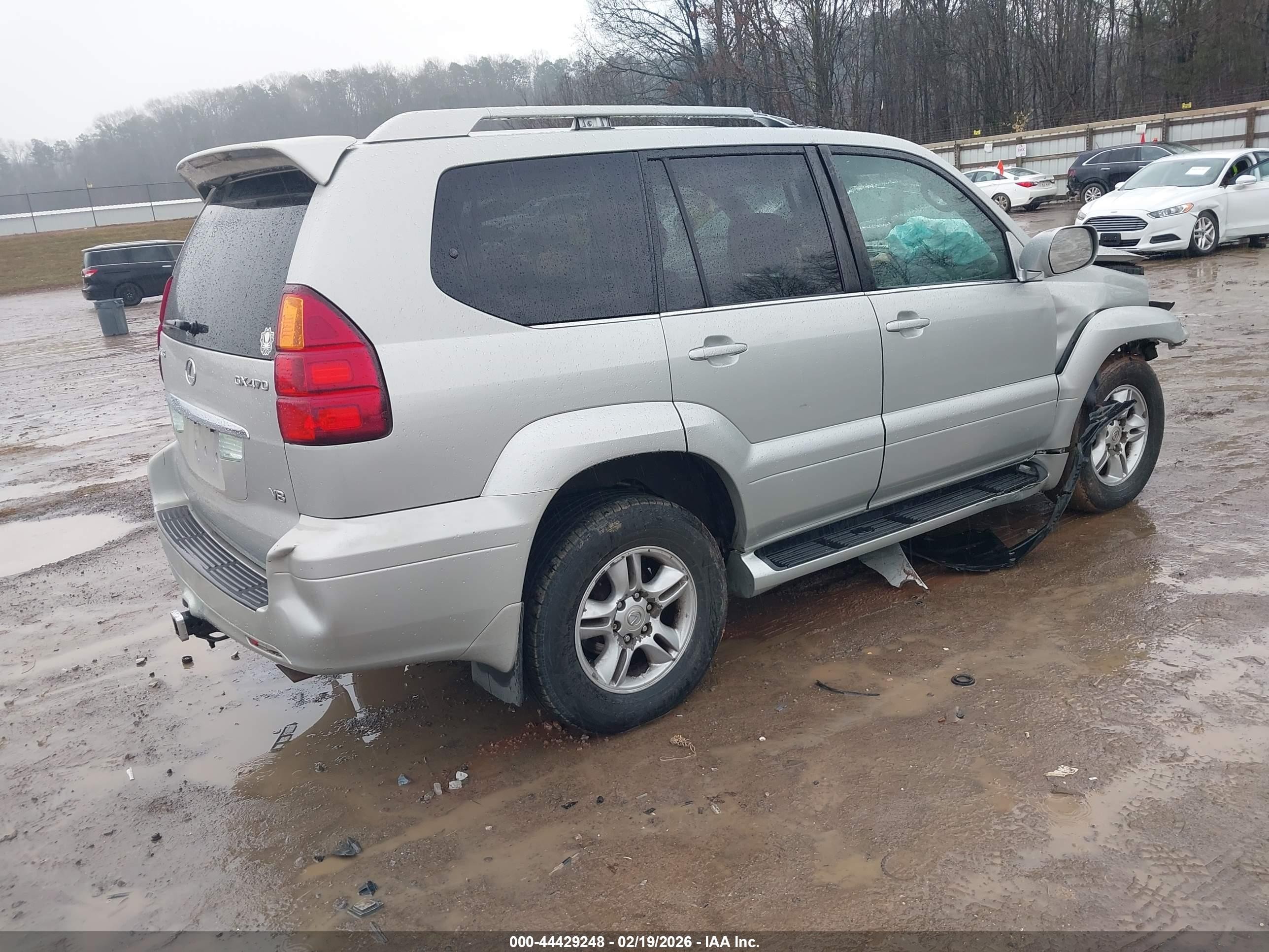 2003 Lexus Gx 470 Silver vin: JTJBT20X530002871
