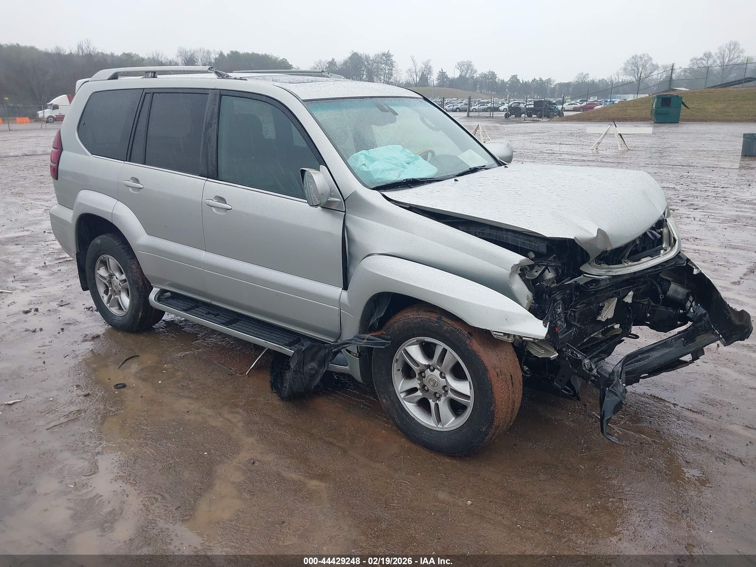 2003 Lexus Gx 470 Silver vin: JTJBT20X530002871
