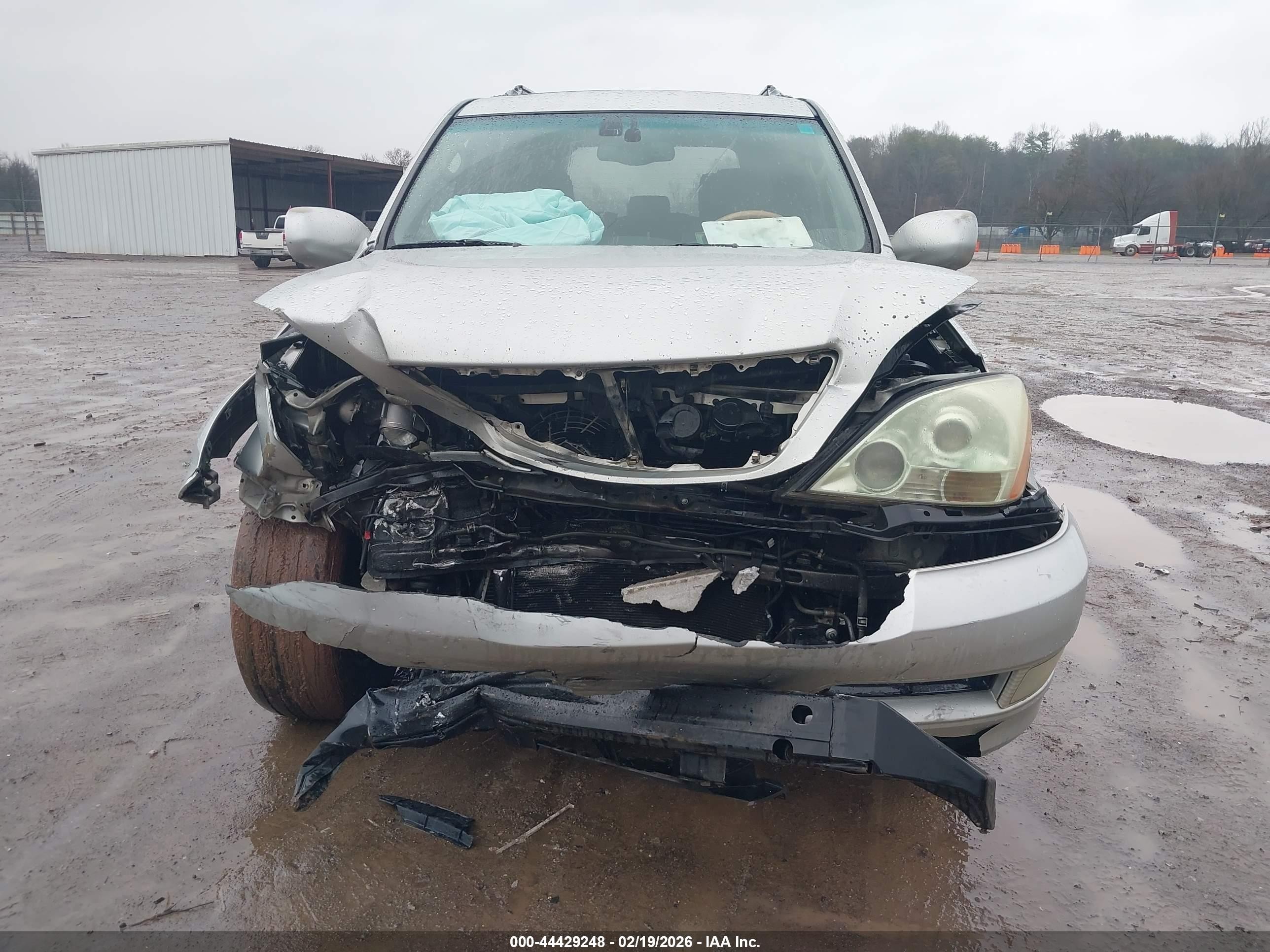 2003 Lexus Gx 470 Silver vin: JTJBT20X530002871