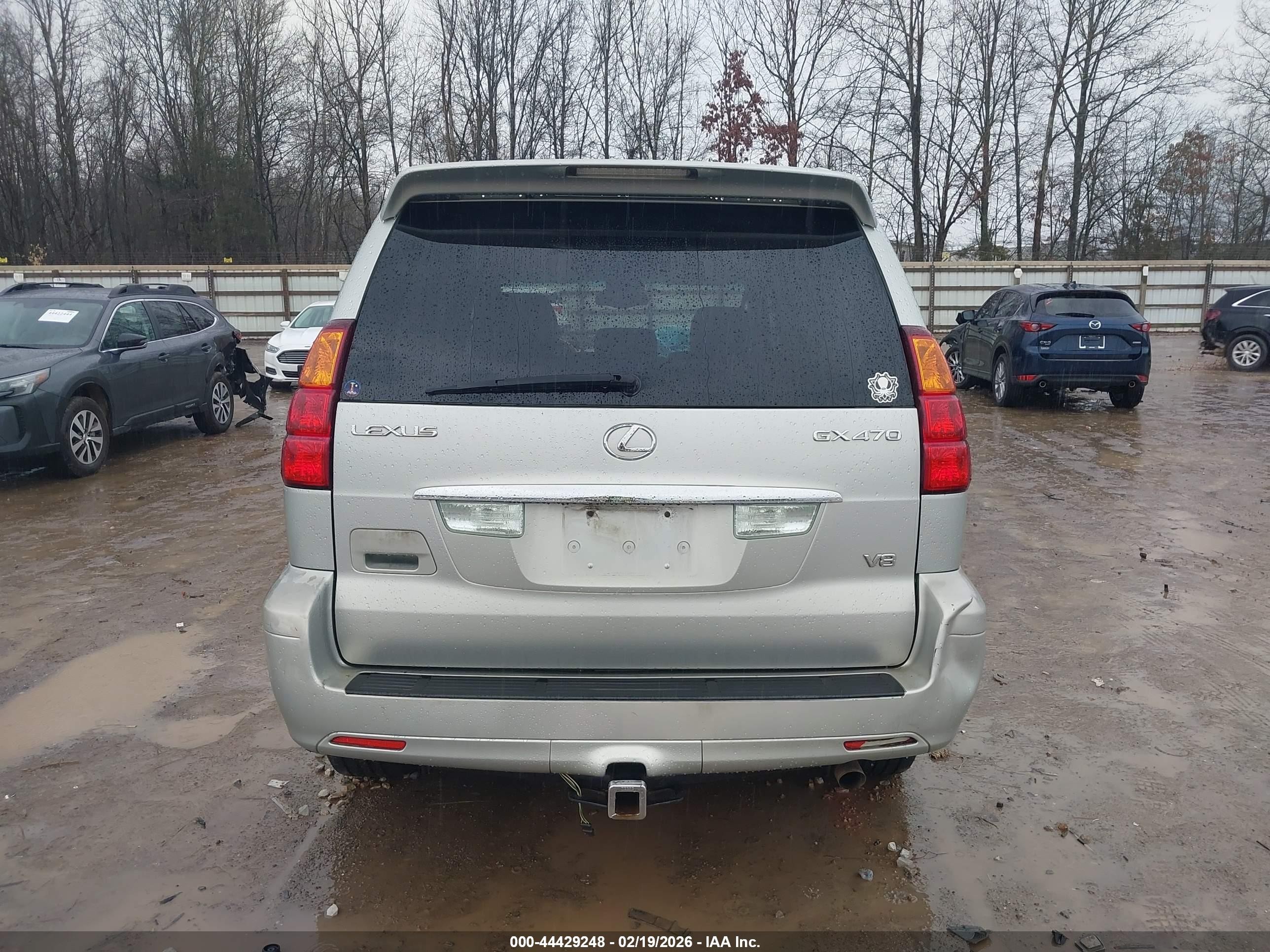2003 Lexus Gx 470 Silver vin: JTJBT20X530002871