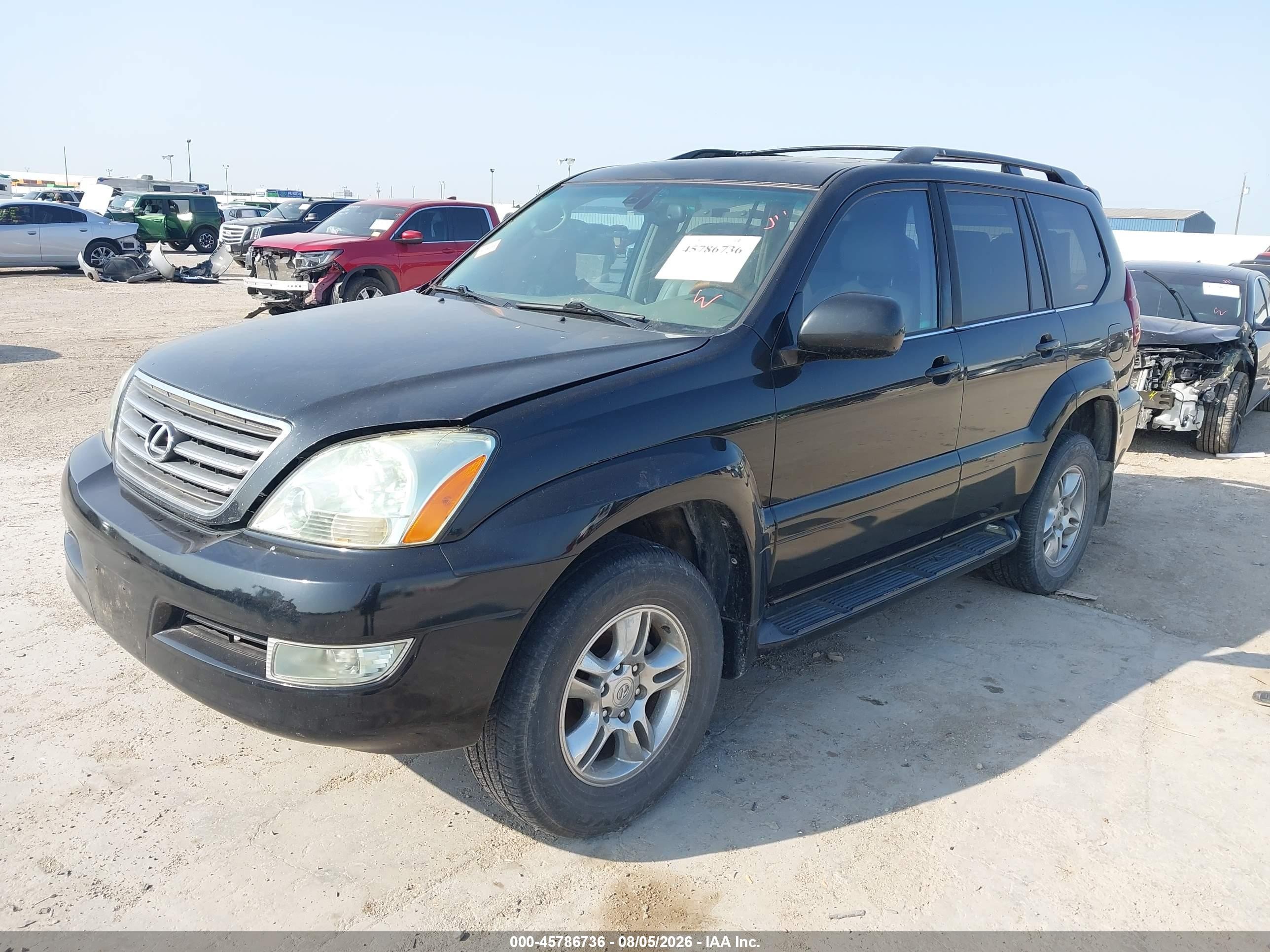 2004 Lexus Gx 470   Black vin: JTJBT20X540031806