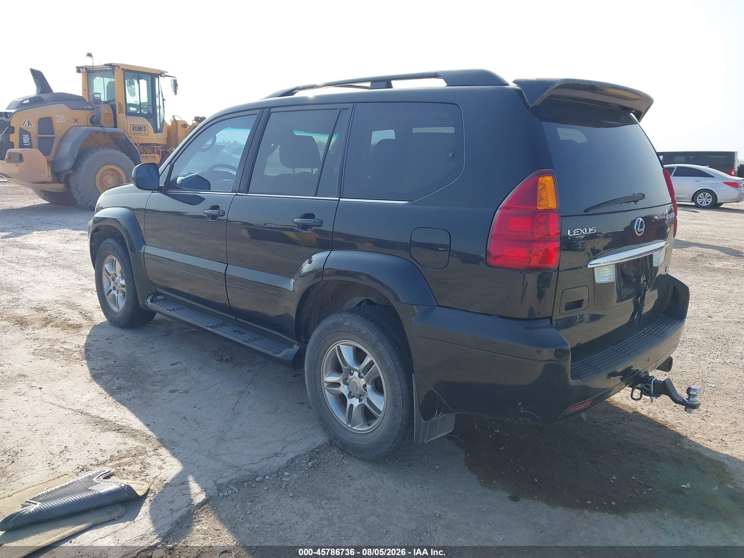 2004 Lexus Gx 470   Black vin: JTJBT20X540031806
