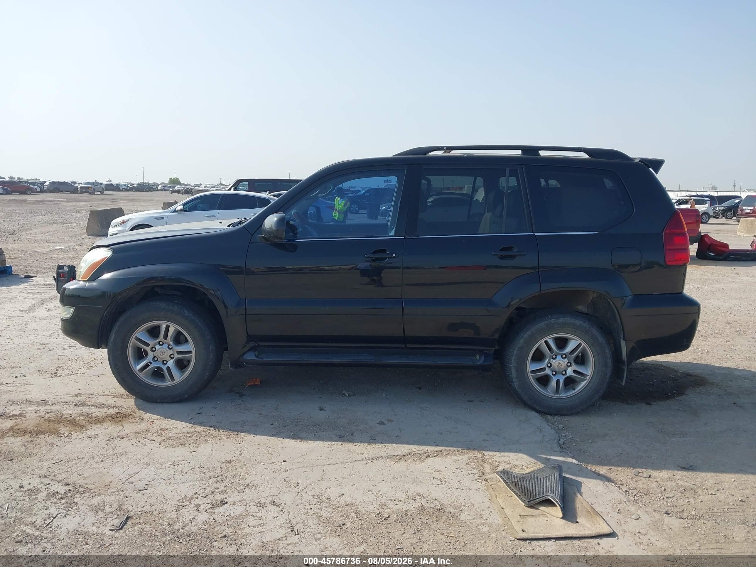 2004 Lexus Gx 470   Black vin: JTJBT20X540031806