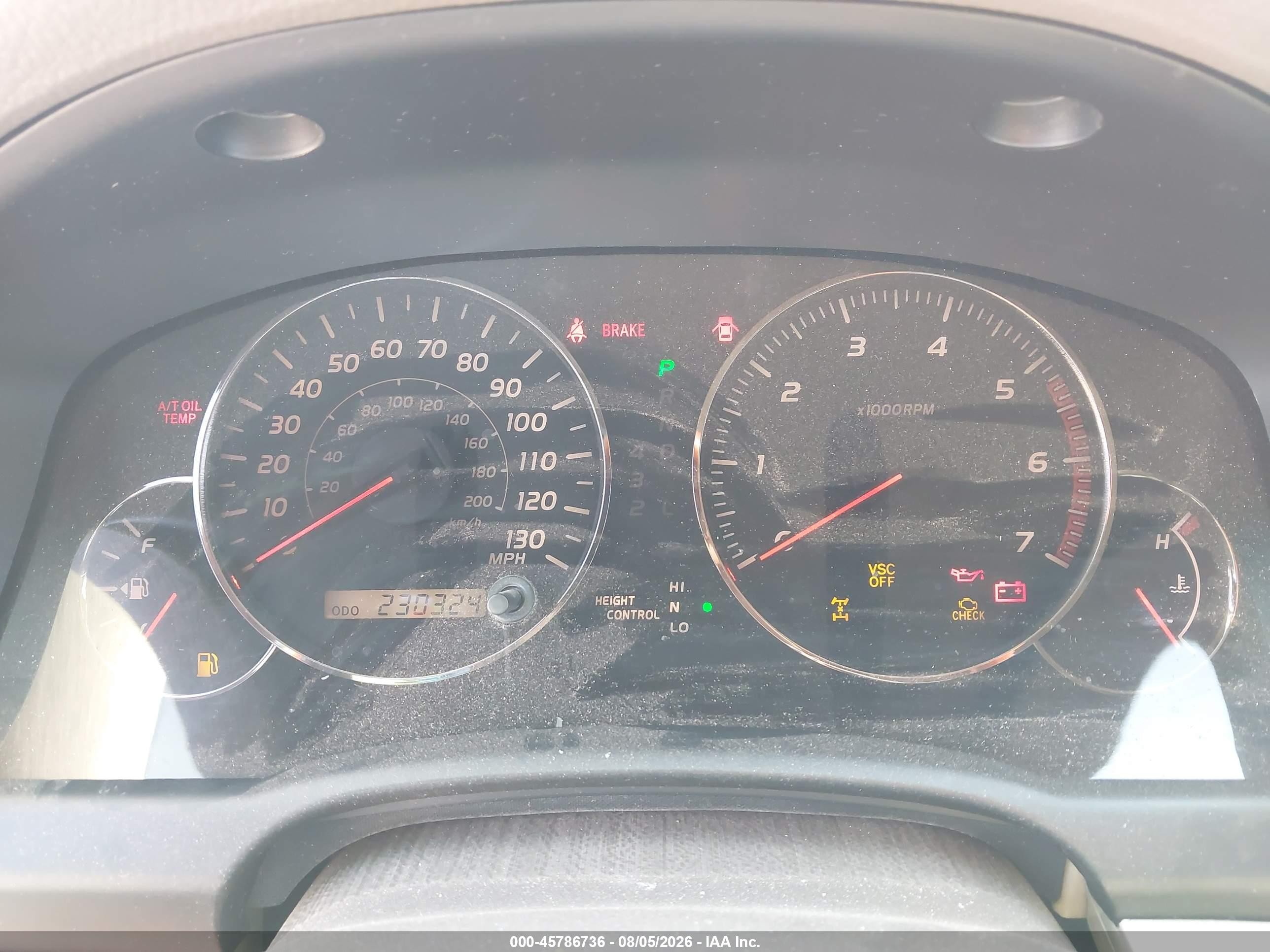 2004 Lexus Gx 470   Black vin: JTJBT20X540031806
