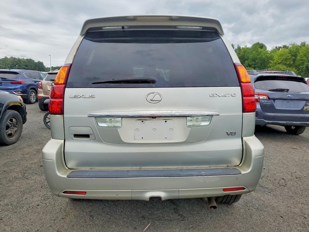 2004 Lexus Gx 470 Silver vin: JTJBT20X540044491