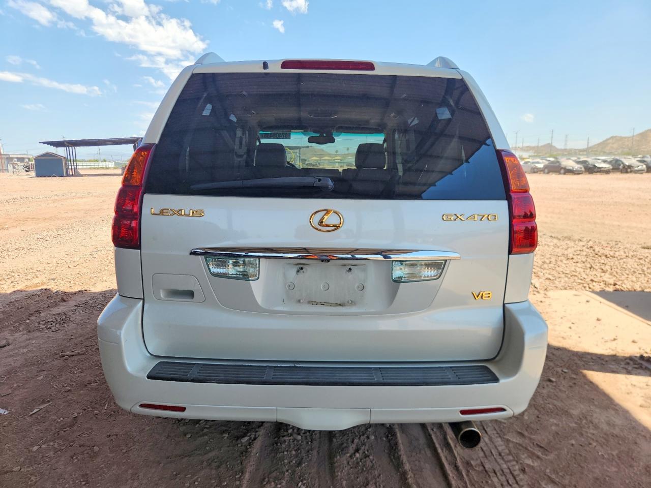 2004 Lexus Gx 470 White vin: JTJBT20X540056866
