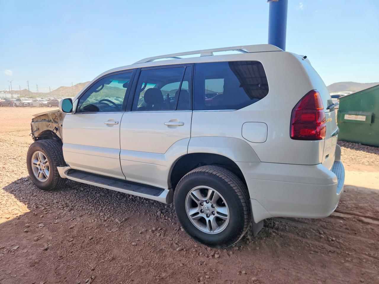 2004 Lexus Gx 470 White vin: JTJBT20X540056866
