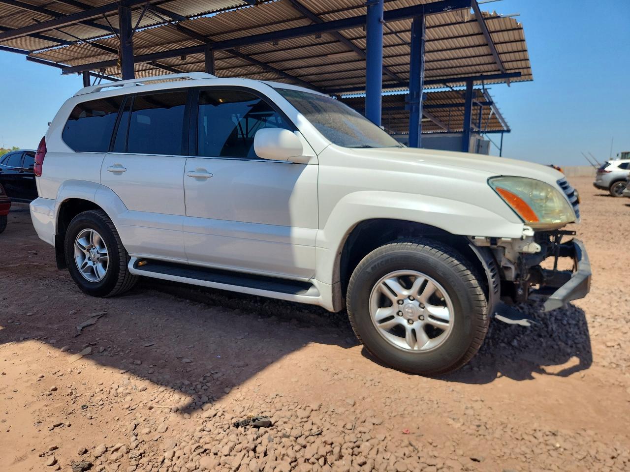 2004 Lexus Gx 470 White vin: JTJBT20X540056866