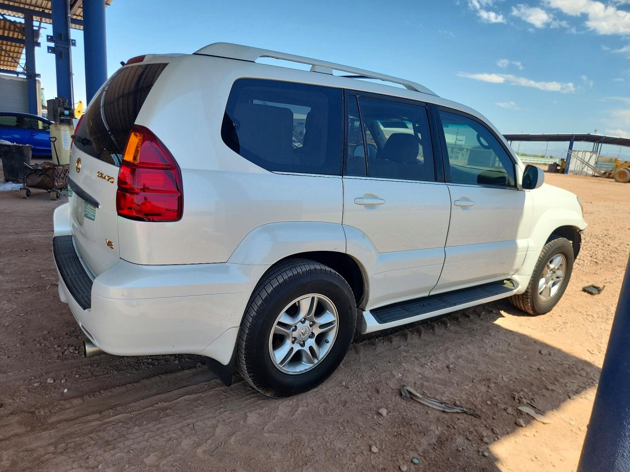 2004 Lexus Gx 470 White vin: JTJBT20X540056866