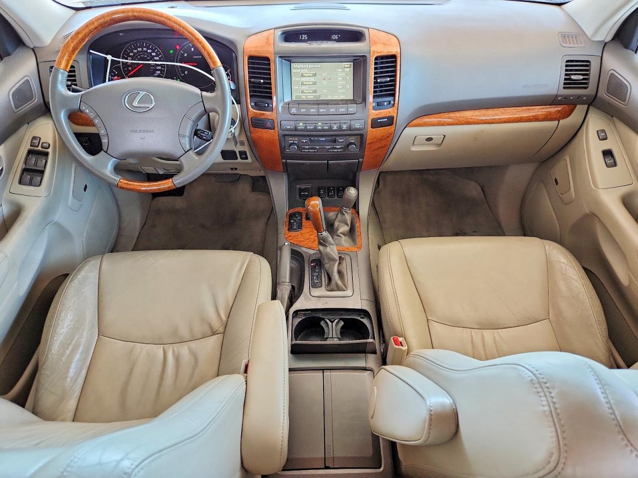 2004 Lexus Gx 470 White vin: JTJBT20X540056866