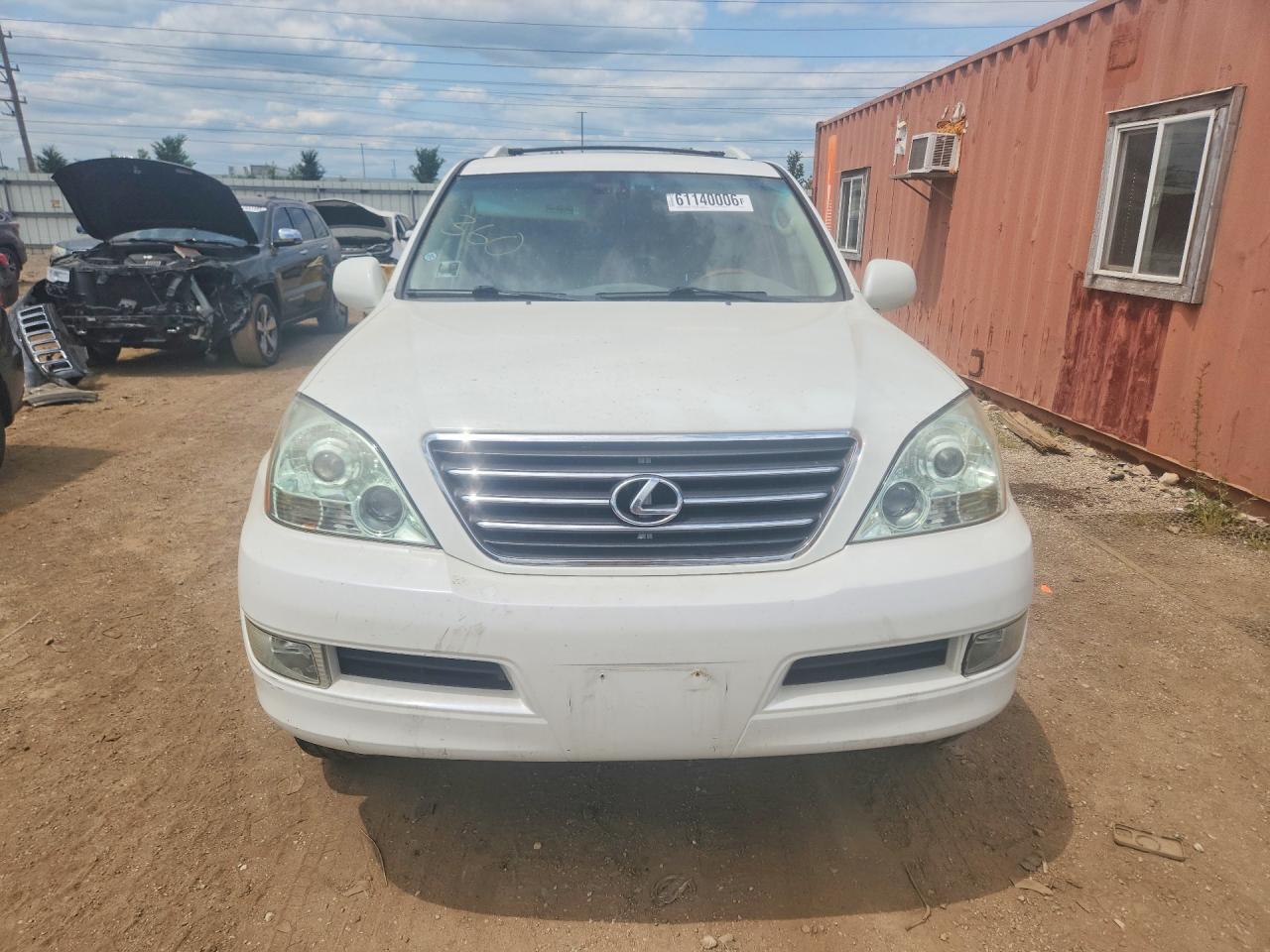 2004 Lexus Gx 470 White vin: JTJBT20X540058441