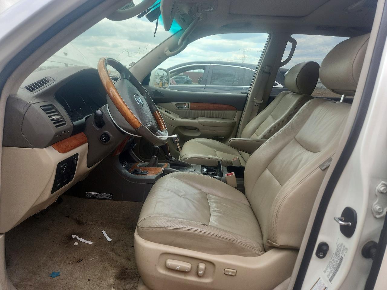 2004 Lexus Gx 470 White vin: JTJBT20X540058441
