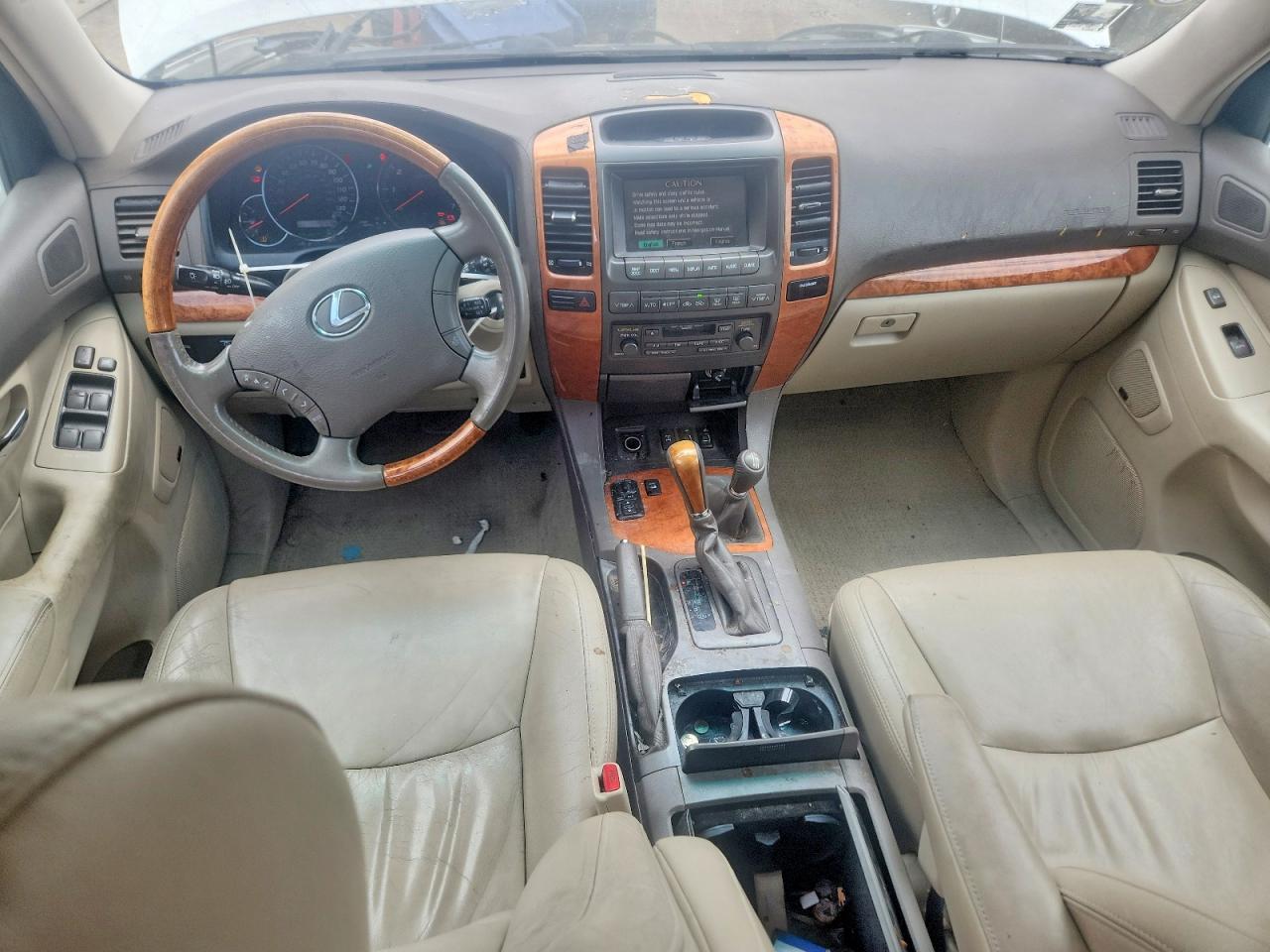 2004 Lexus Gx 470 White vin: JTJBT20X540058441