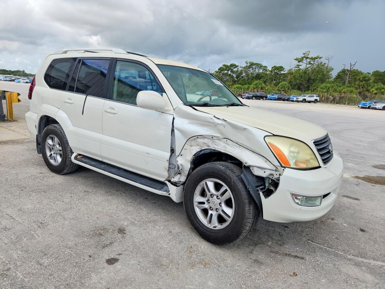 2004 Lexus Gx 470 White vin: JTJBT20X540065082