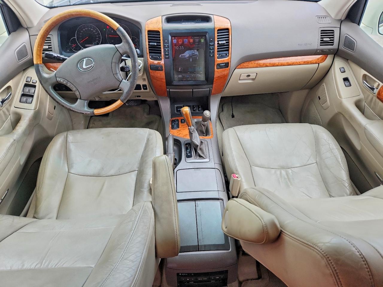 2004 Lexus Gx 470 White vin: JTJBT20X540065082